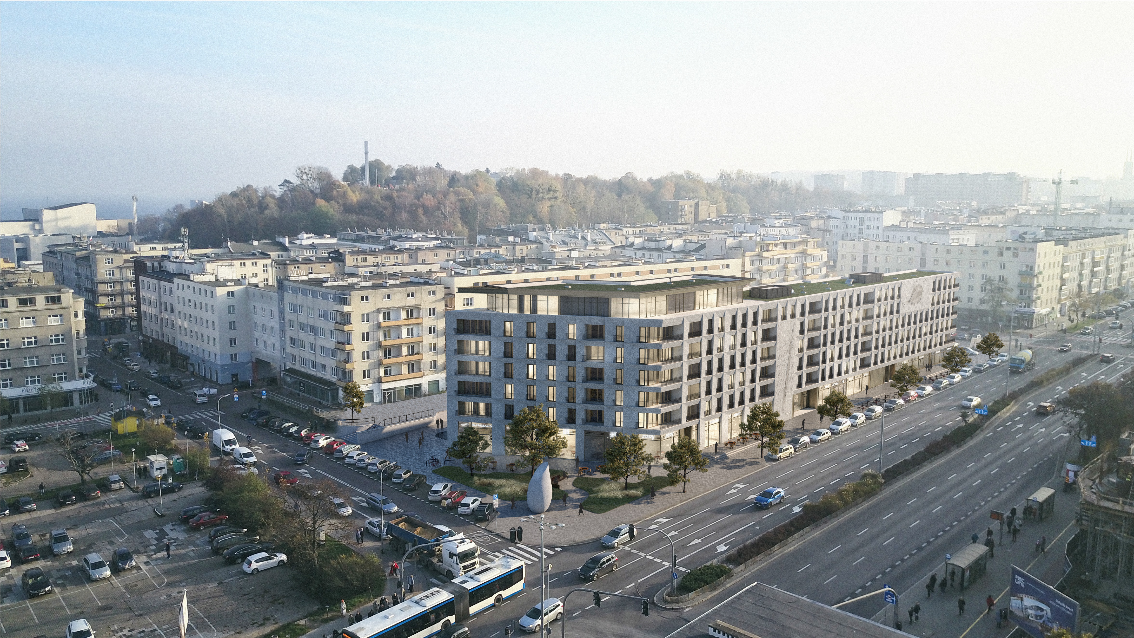 Koncepcja konkursowa autorstwa pracowni WWAA