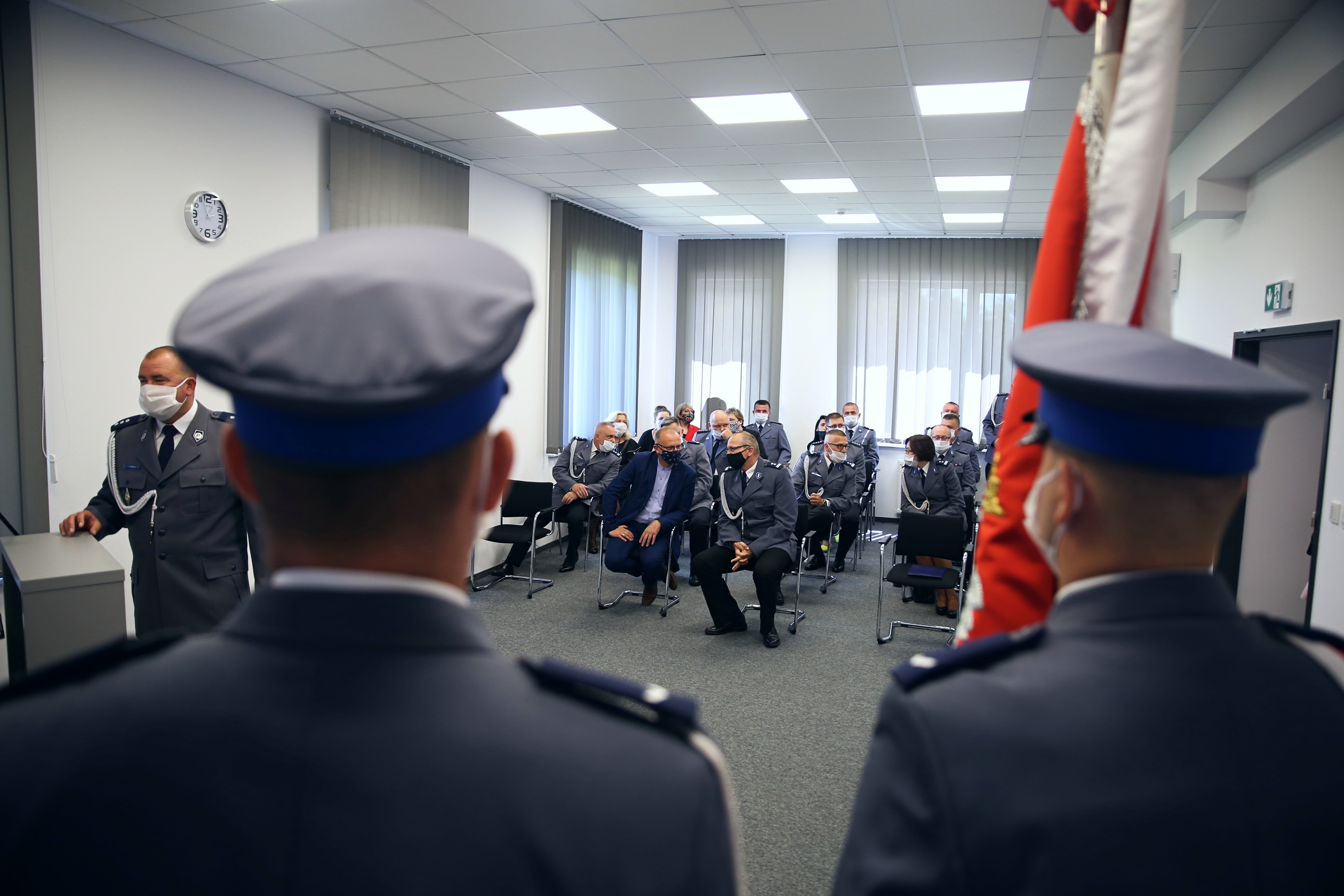 Obchody Święta Policji w komisariacie policji w Chwarznie. Fot. Przemysław Kozłowski