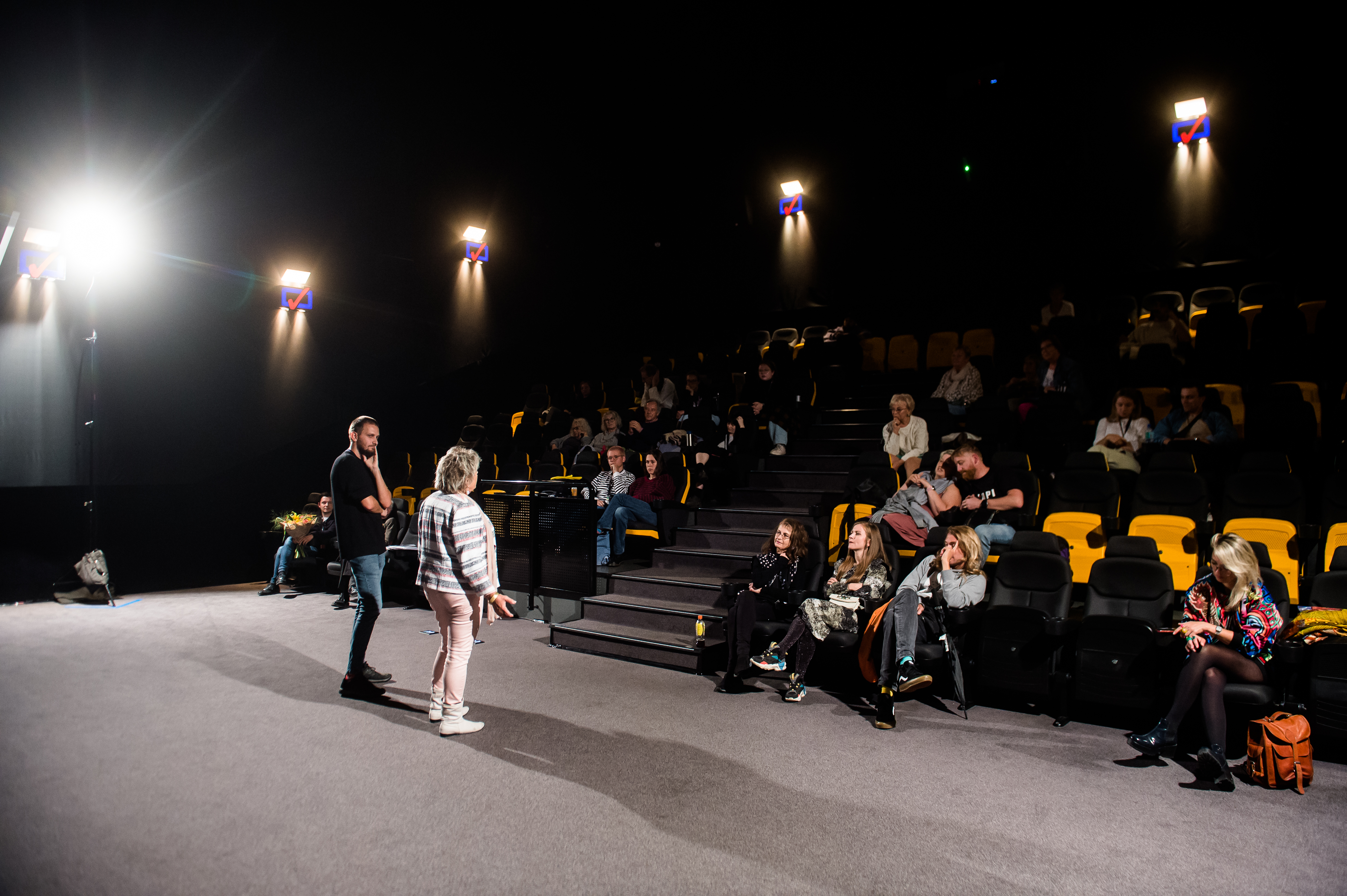 Tw&oacute;cy filmu "Debiutantka" w spotkaniu z publicznością w kinie Helios, fot. Paweł Marcinko