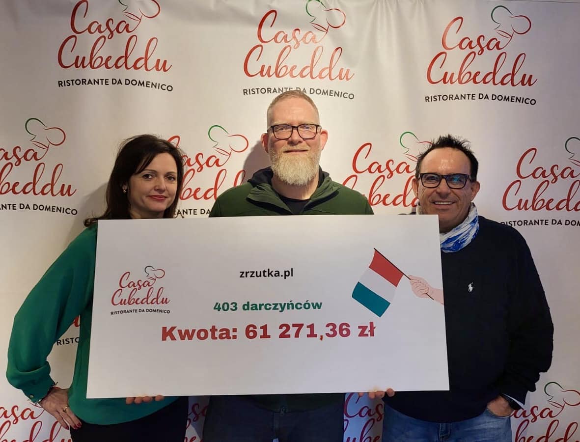 Finał zbi&oacute;rki (fot. archiwum prywatne Casa Cubeddu)