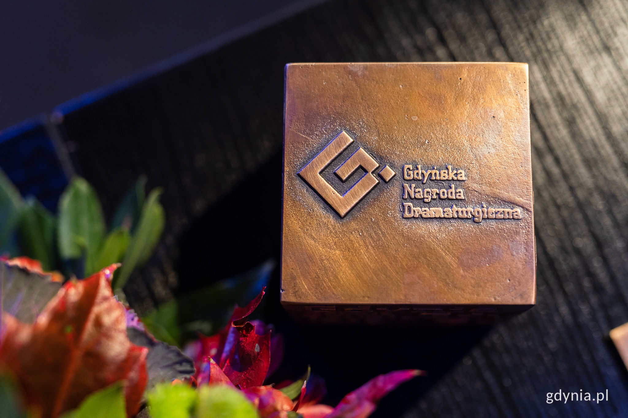 Statuetka Gdyńskiej Nagrody Dramaturgicznej (fot. Karol Stańczak)