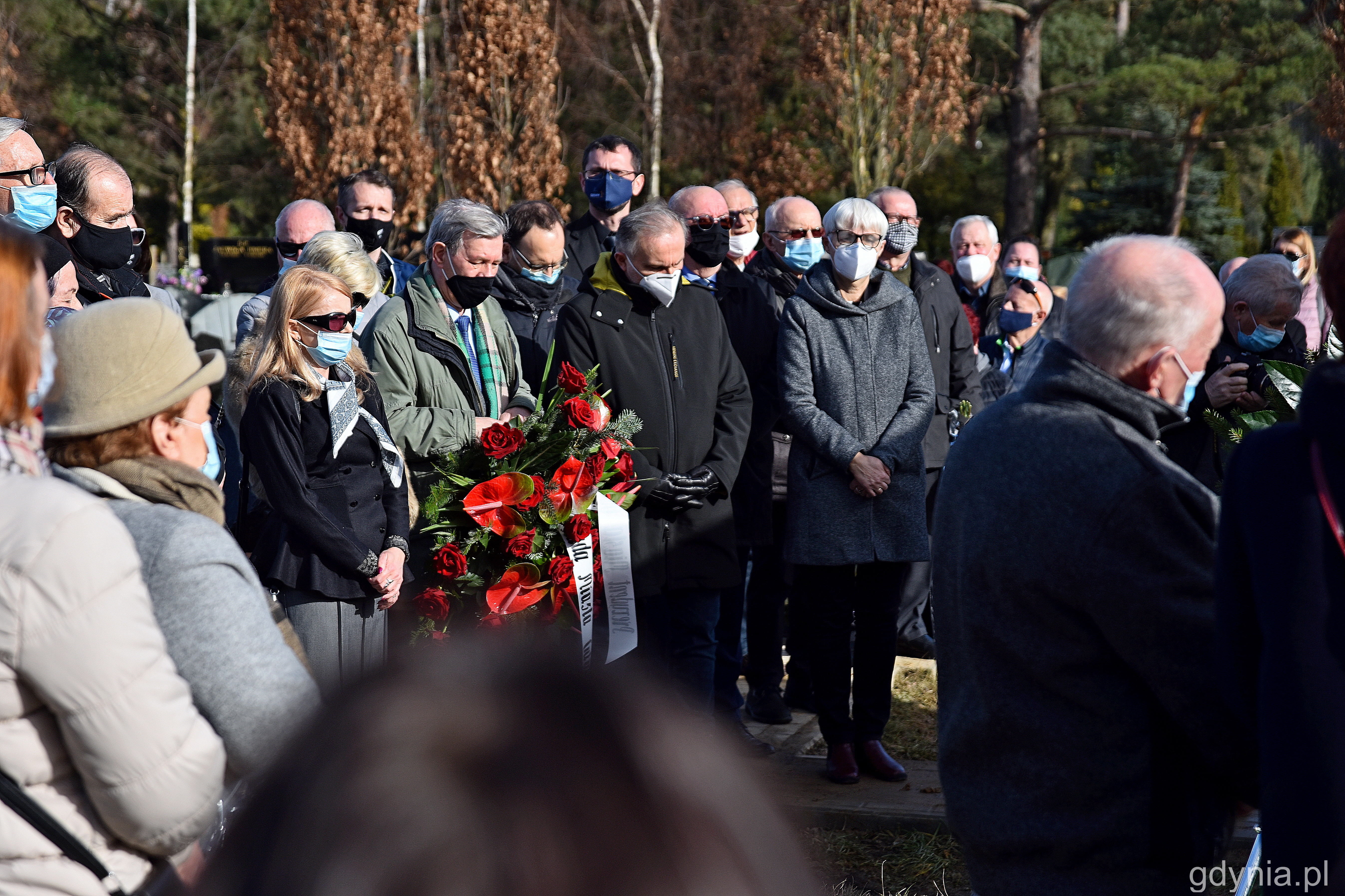 W uroczystości udział wzięli m.in. przedstawiciele władz miasta: prezydent Wojciech Szczurek, przewodnicząca Rady Miasta Gdyni Joanna Zielińska oraz miejscy radni // fot. Paweł Kukla