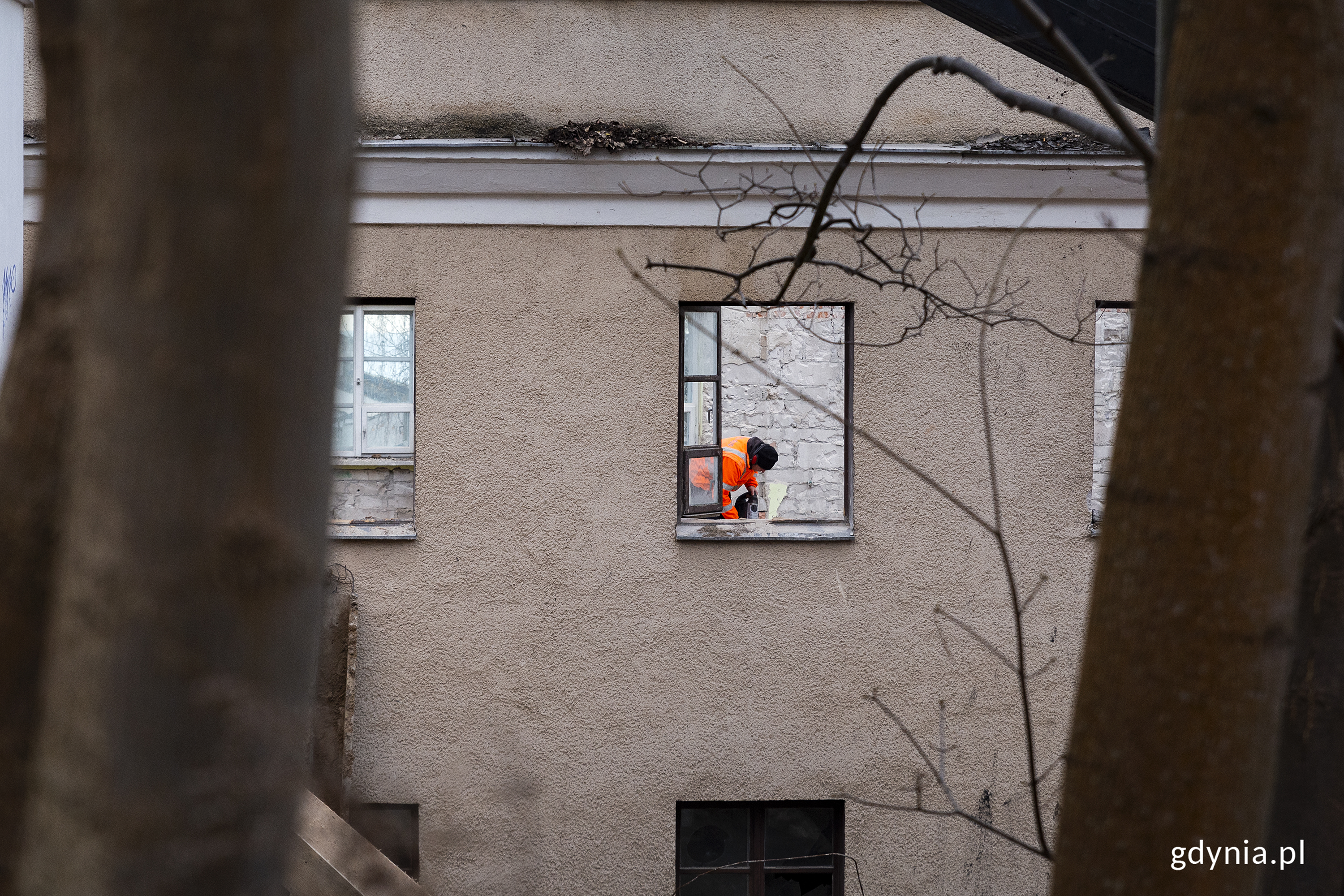 Remont Hotelu Kaszubskiego. Fot. Przemysław Kozłowski