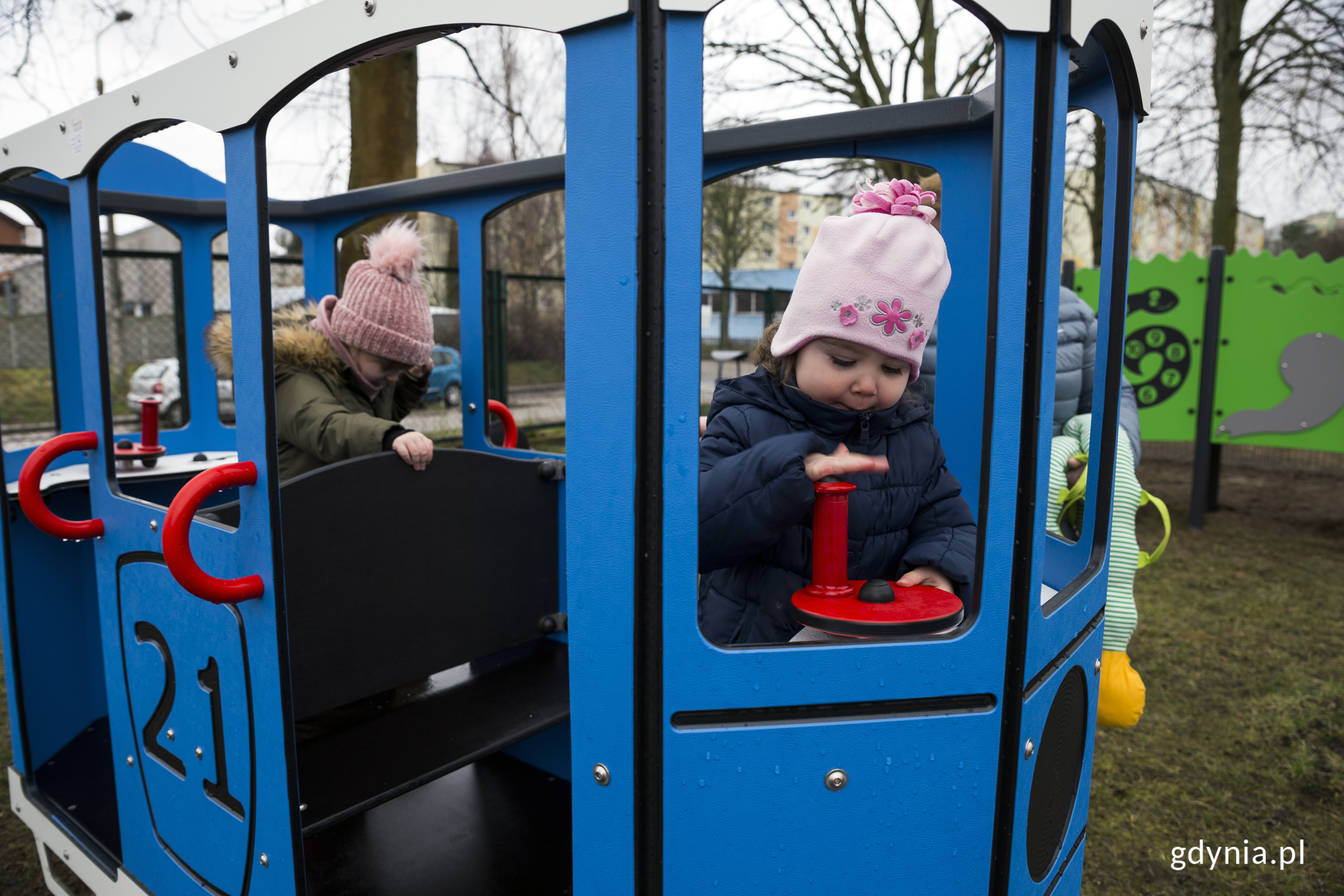 Otwarcie nowego placu zabaw w żłobku "Koniczynka" na Witominie. fot. Przemysław Kozłowski