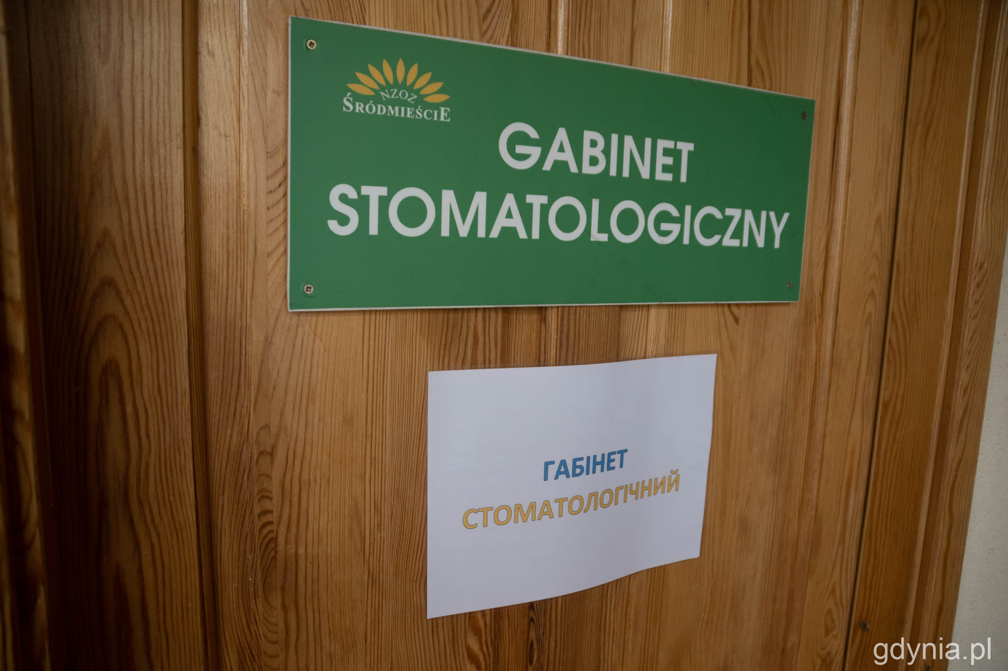 W szkole pojawiły się napisy w języku ukraińskim // fot. Paweł Kukla