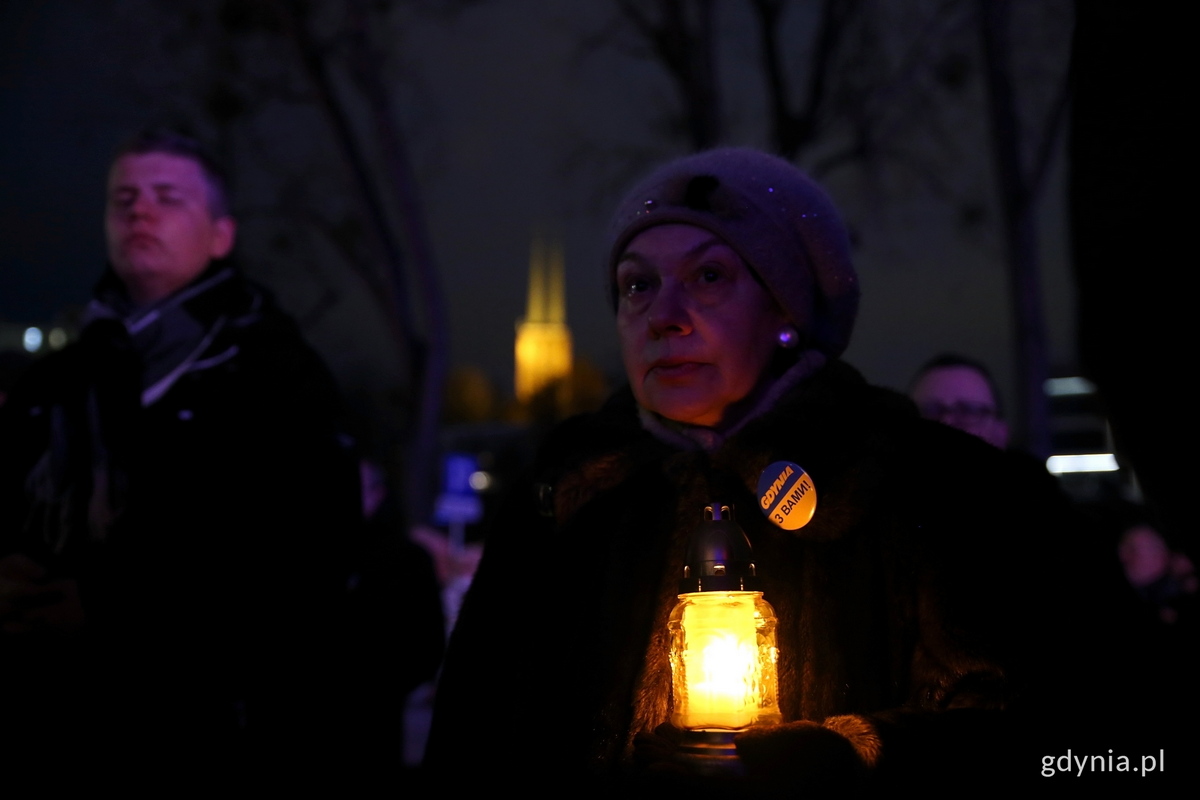 Uroczystość Gdynia z Wami! w geście solidarności z walczącą Ukrainą. Fot. Przemysław Kozłowski