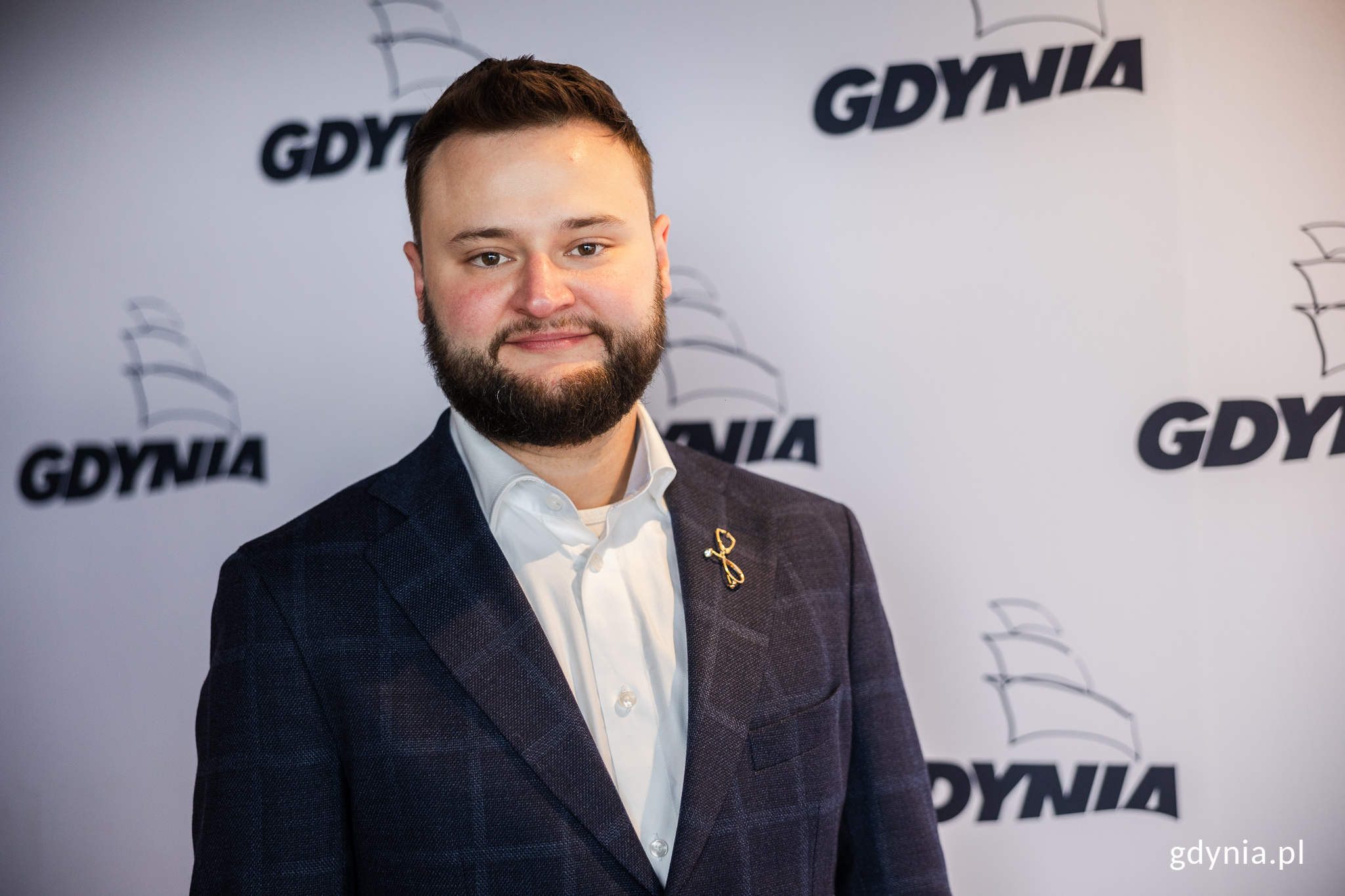 Michał Milewski, laureat Nagrody Prezydent Miasta Gdyni dla pracownik&oacute;w ochrony zdrowia (fot. Karol Stańczak)