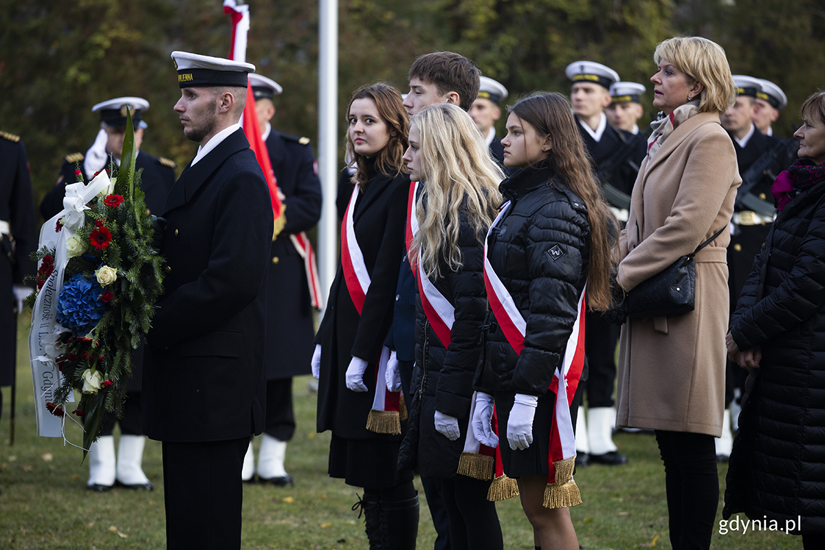 Delegacja II LO z Gdyni. Fot. Przemysław Kozłowski