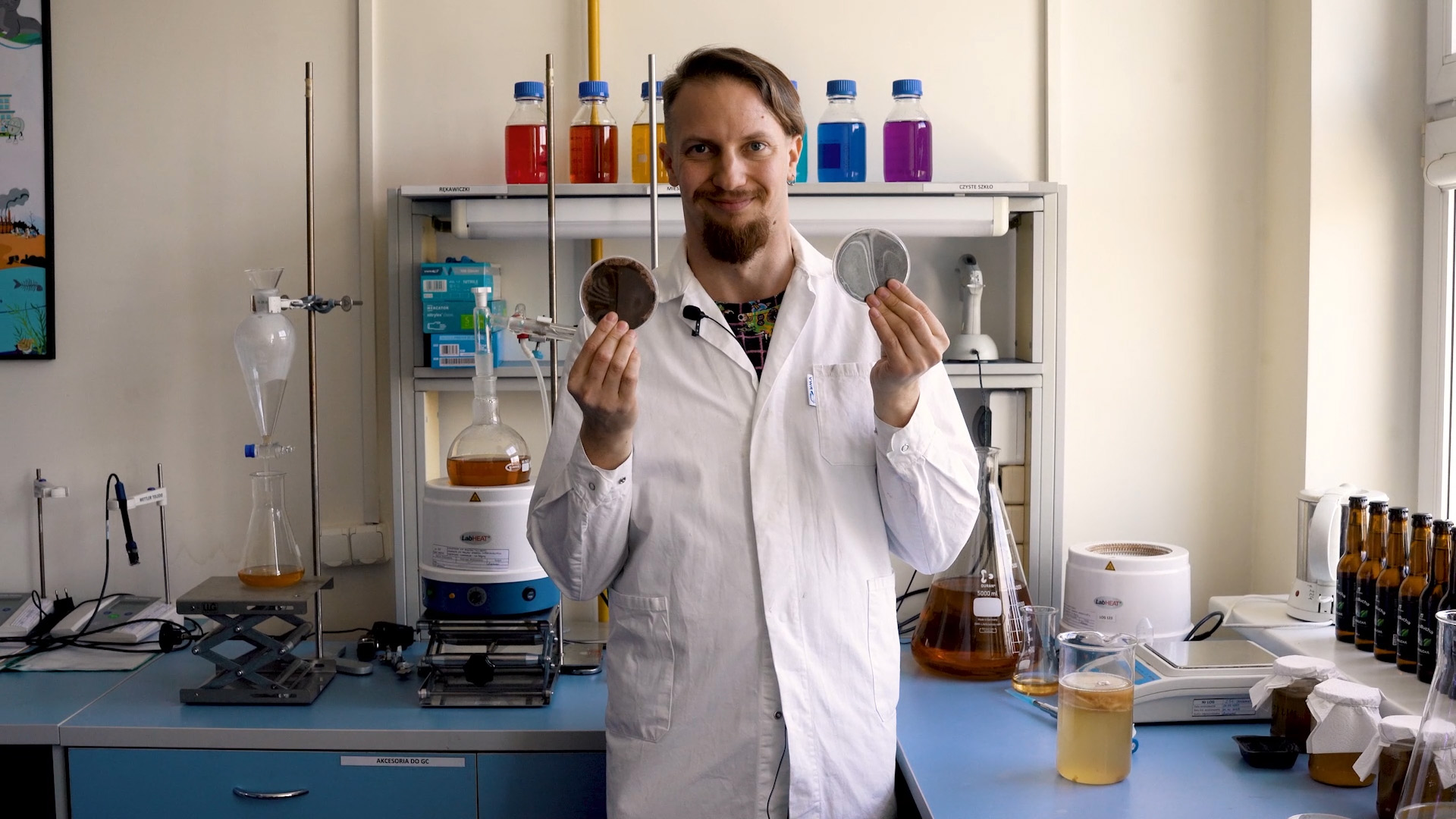 Łukasz Szydłowski z Astrofarms w PPNT Gdynia. Fot. Lucyna Szydłowska