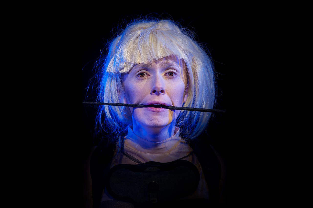 &bdquo;Maska" wg Stanisława Lema. Na zdj. Małgorzata Polakowska // fot. Bogna Kociumbas