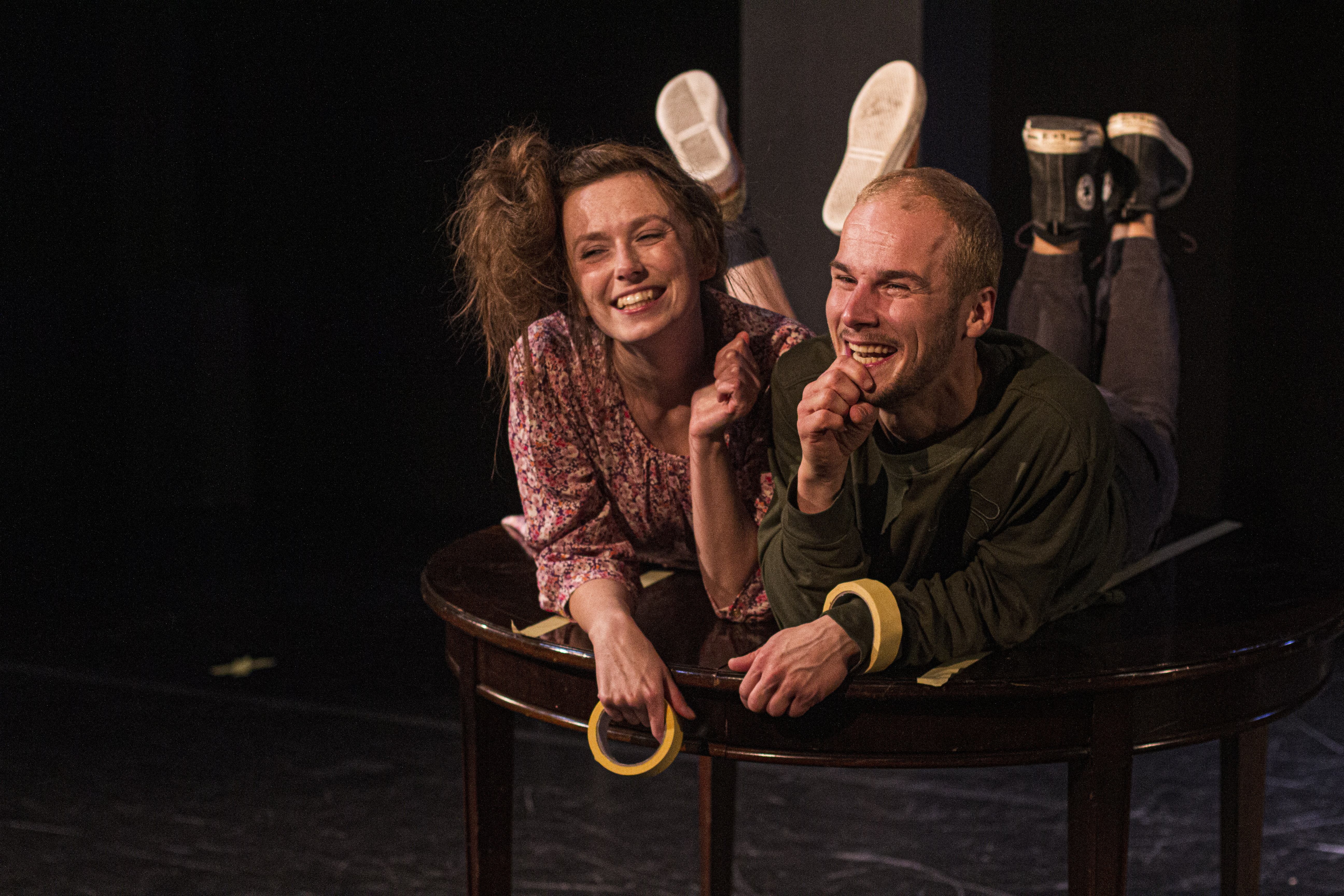 Małgorzata Polakowska i Jacek Panek // fot. Teatr Gdynia Gł&oacute;wna