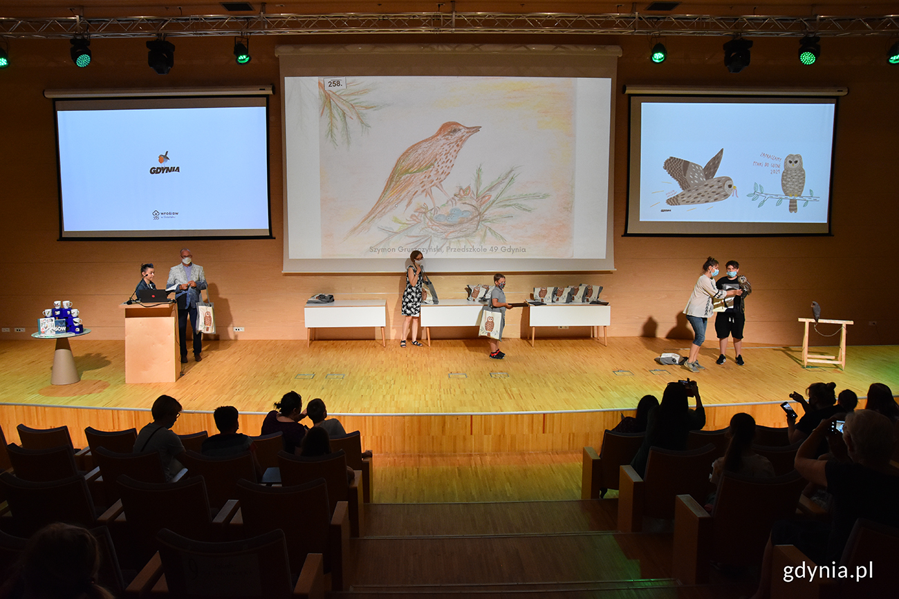 Gala wręczenia nagr&oacute;d 23. edyzji konkursu "Zapraszamy ptaki do Gdyni". Fot. Magdalena Czernek