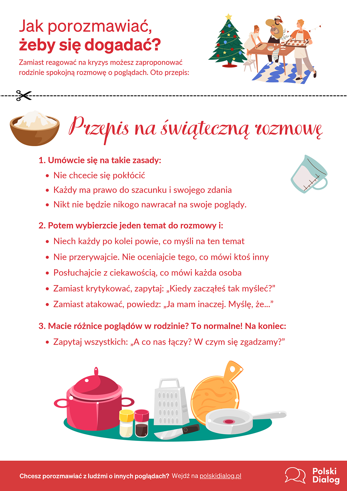 Przepis na rozmowę przy wigilijnym stole