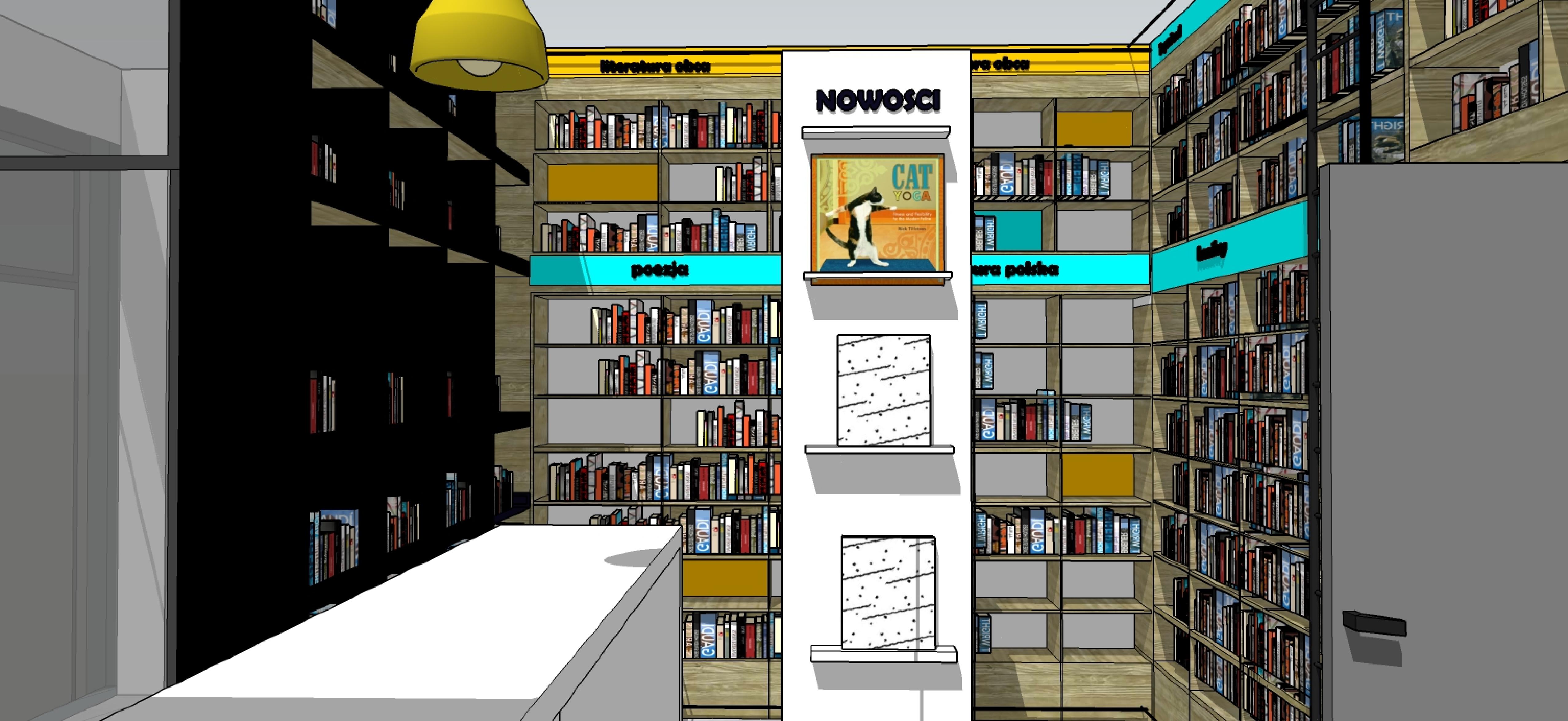 Biblioteka Wiczlino, wizualizacja