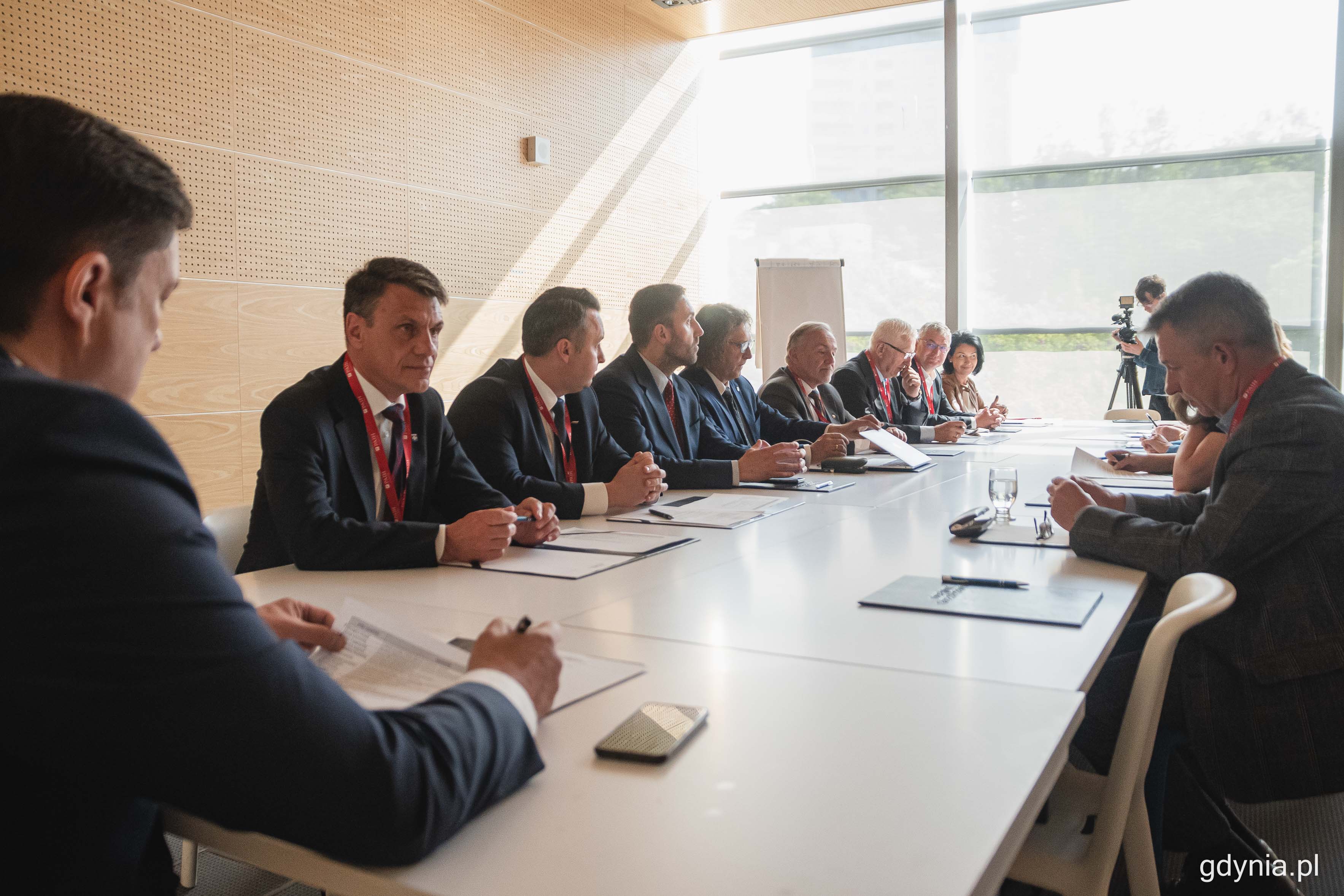 Spotkanie w ramach Inwestycyjnego Okrągłego Stołu w PPNT Gdynia, fot. Kamil Złoch