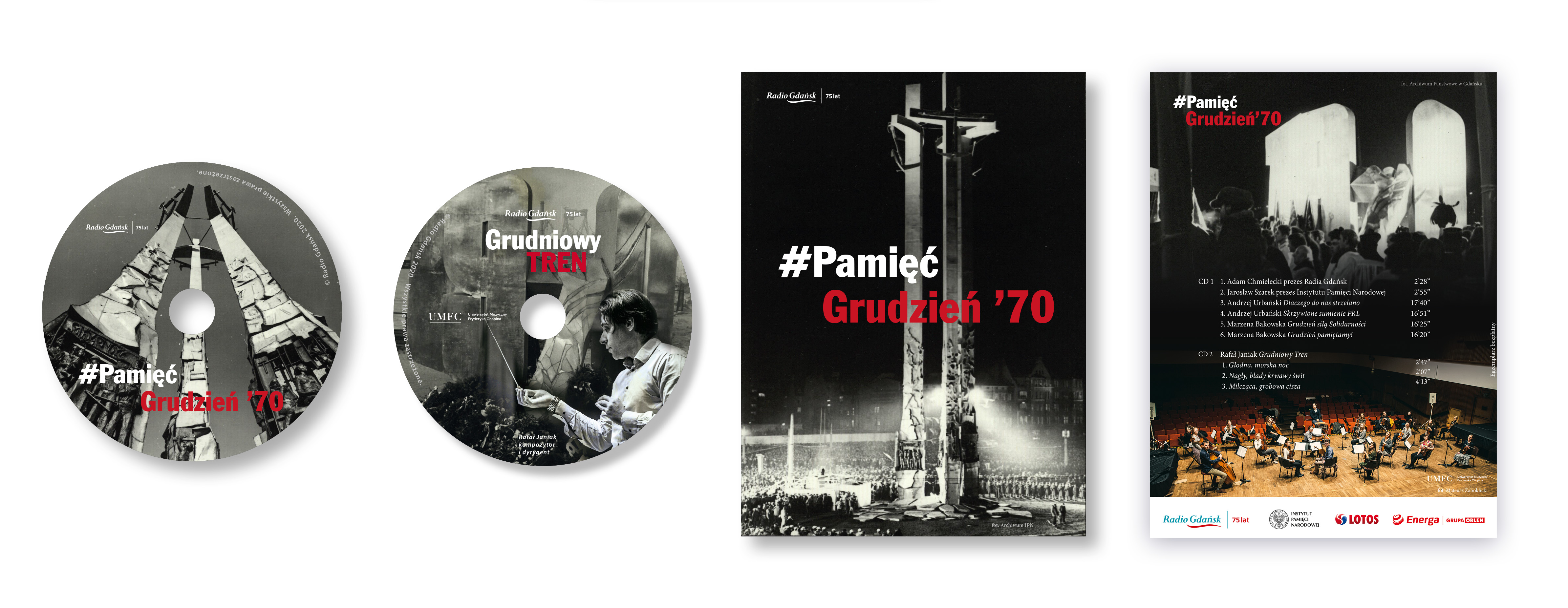 Obchodom towarzyszyć będzie wydanie dwupłytowego albumu "#Pamięć. Grudzień '70" / materiały Radia Gdańsk