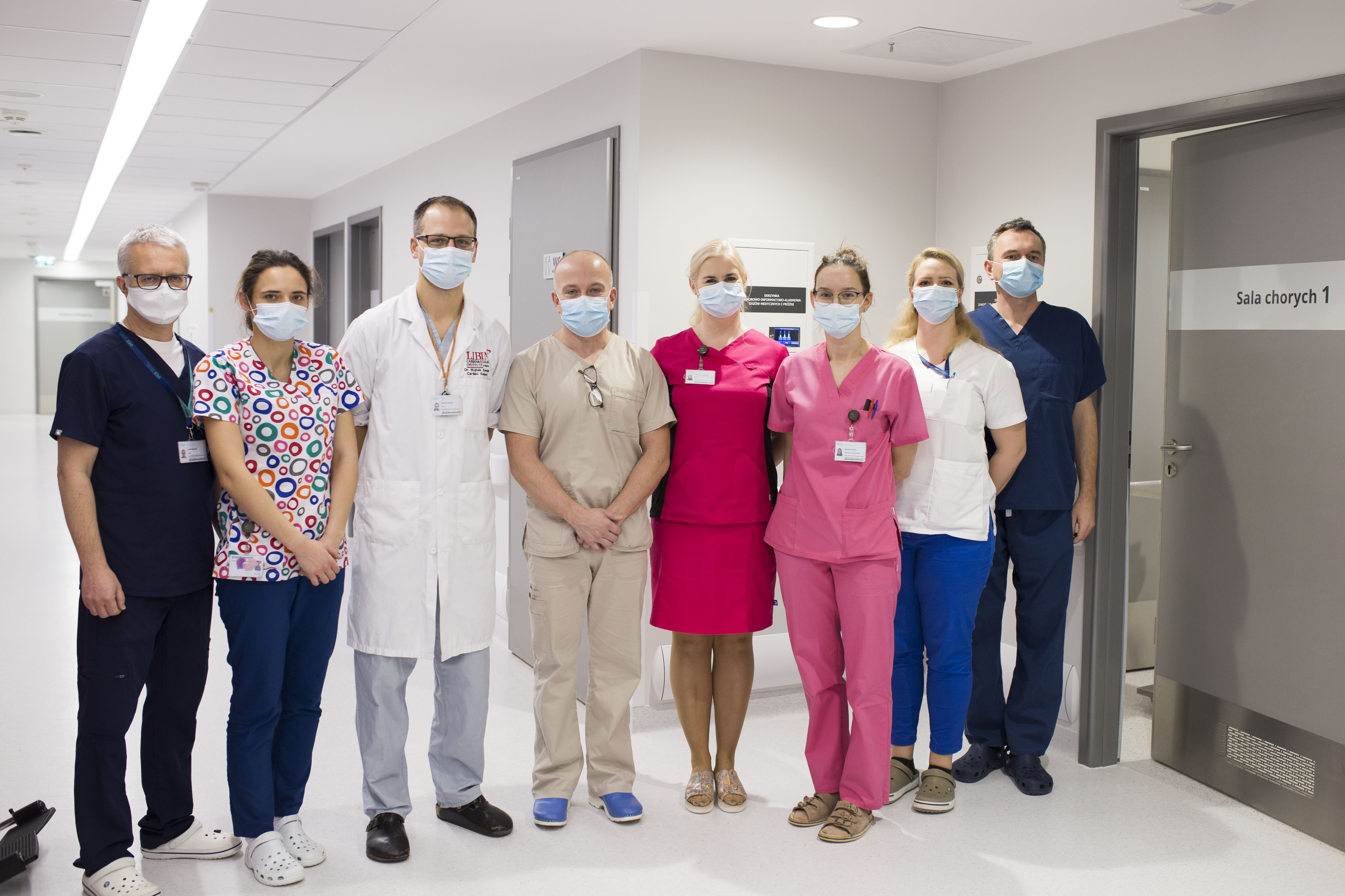 Zesp&oacute;ł Kliniki Kardiochirurgii i Chirurgii Naczyniowej Uniwersyteckiego Centrum Klinicznego // fot. Sylwia Mierzewska/UCK