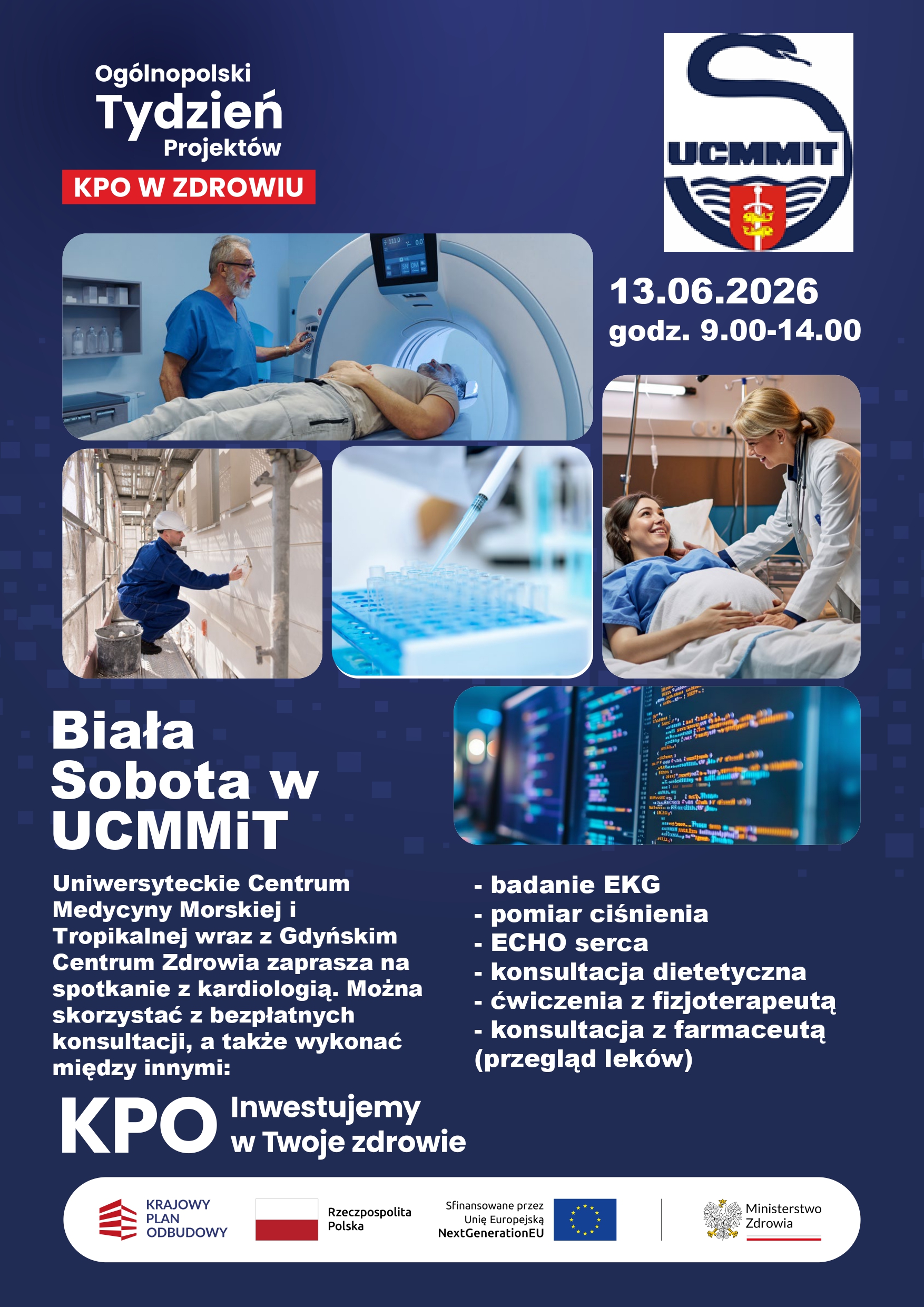 Plakat informujący o wydarzeniu z programem