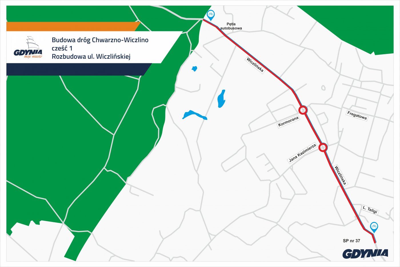 zakres realizacji inwestycji, mat. WI UM Gdyni