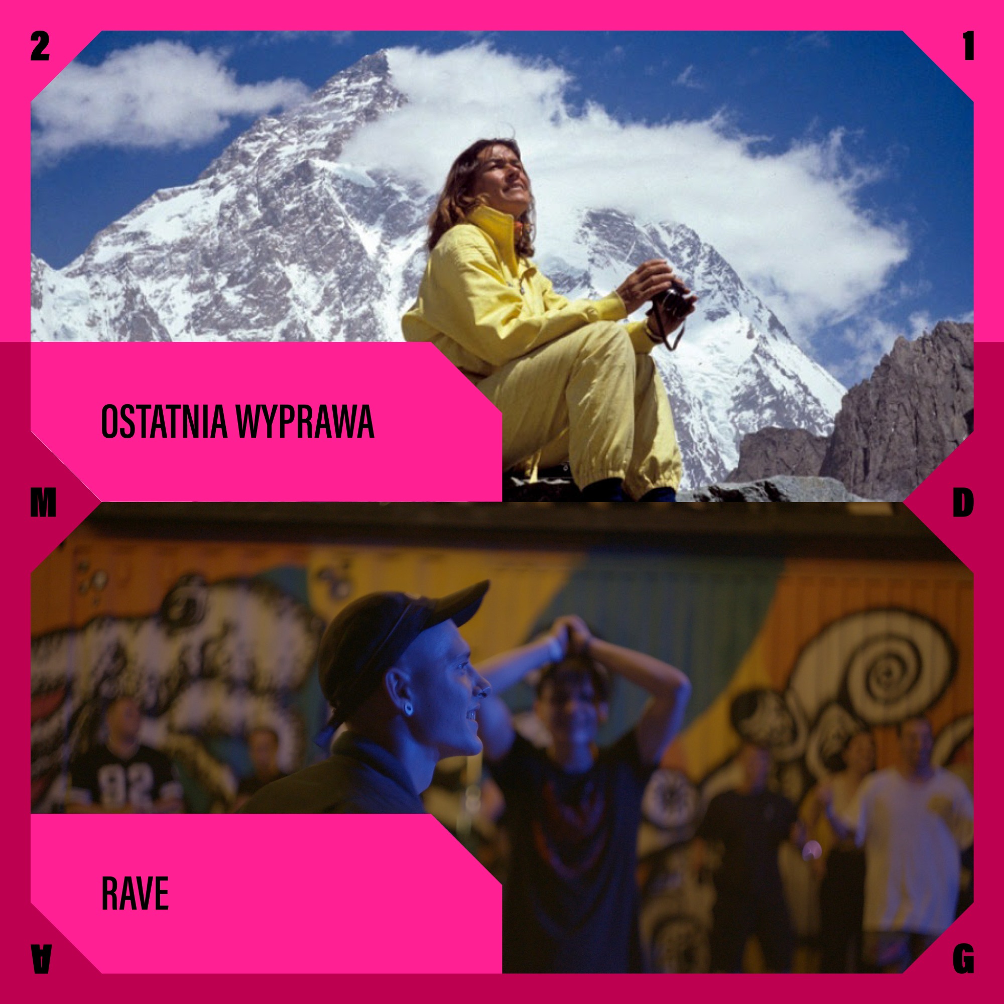 Plakaty film&oacute;w: &bdquo;Ostatnia wyprawa&rdquo; i &bdquo;Rave&rdquo;