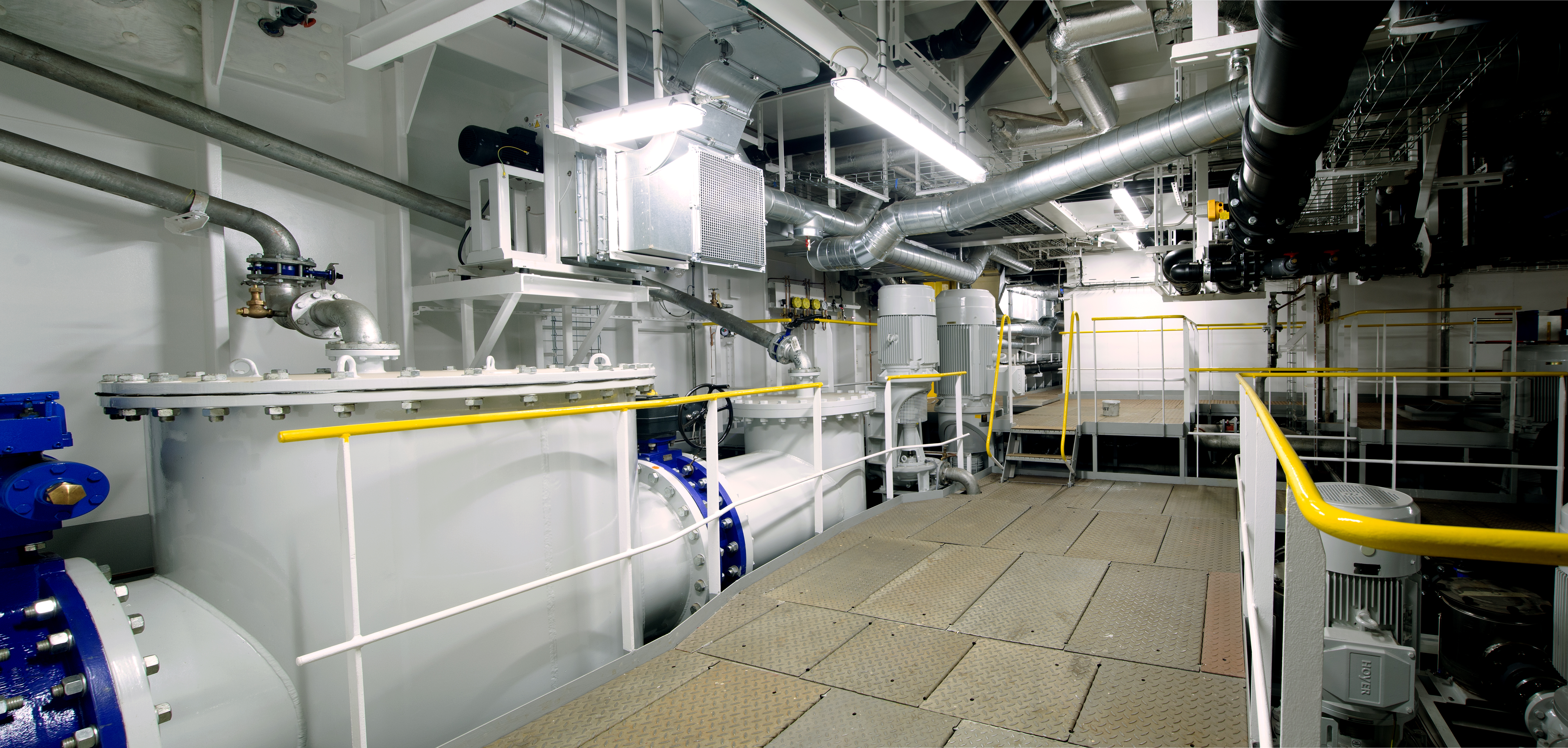 Wnętrza w pełni wyposażonego megabloku statku pasażerskiego, kt&oacute;ry powstał w gdyńskiej stoczni Crist, fot. stocznia Crist / mat. prasowe