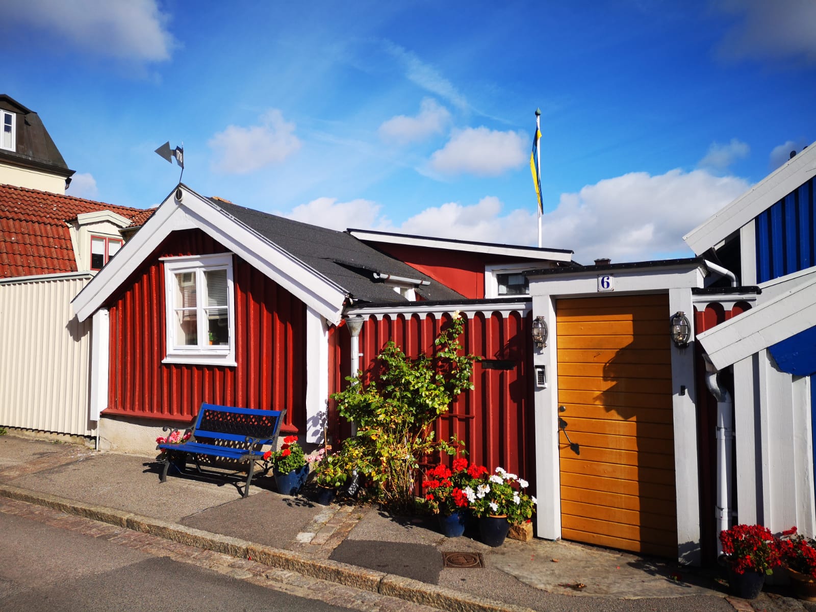 Domki w Bj&ouml;rkholmen&nbsp;&ndash; najstarszej dzielnicy&nbsp;Karlskrony, fot. Karolina Szypelt