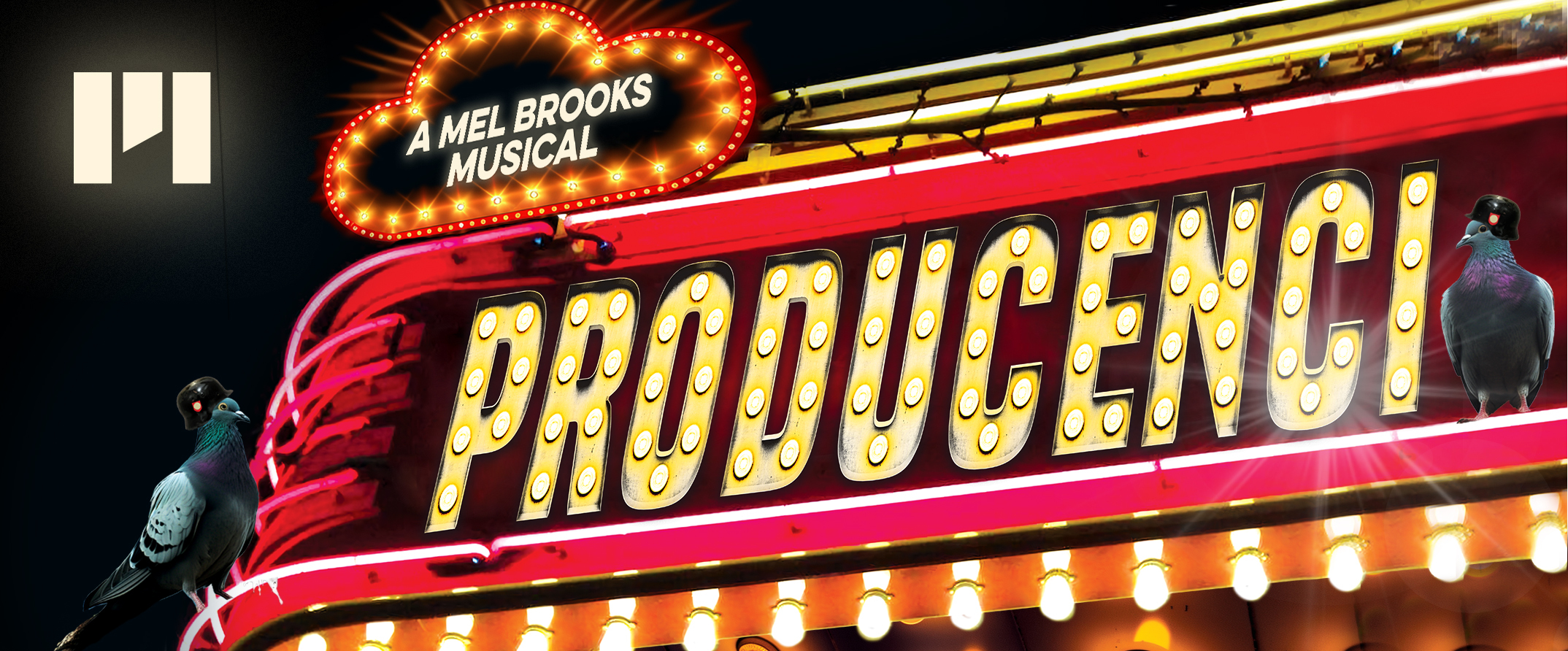 Plakat musicalu&nbsp;&bdquo;Producenci&rdquo; 