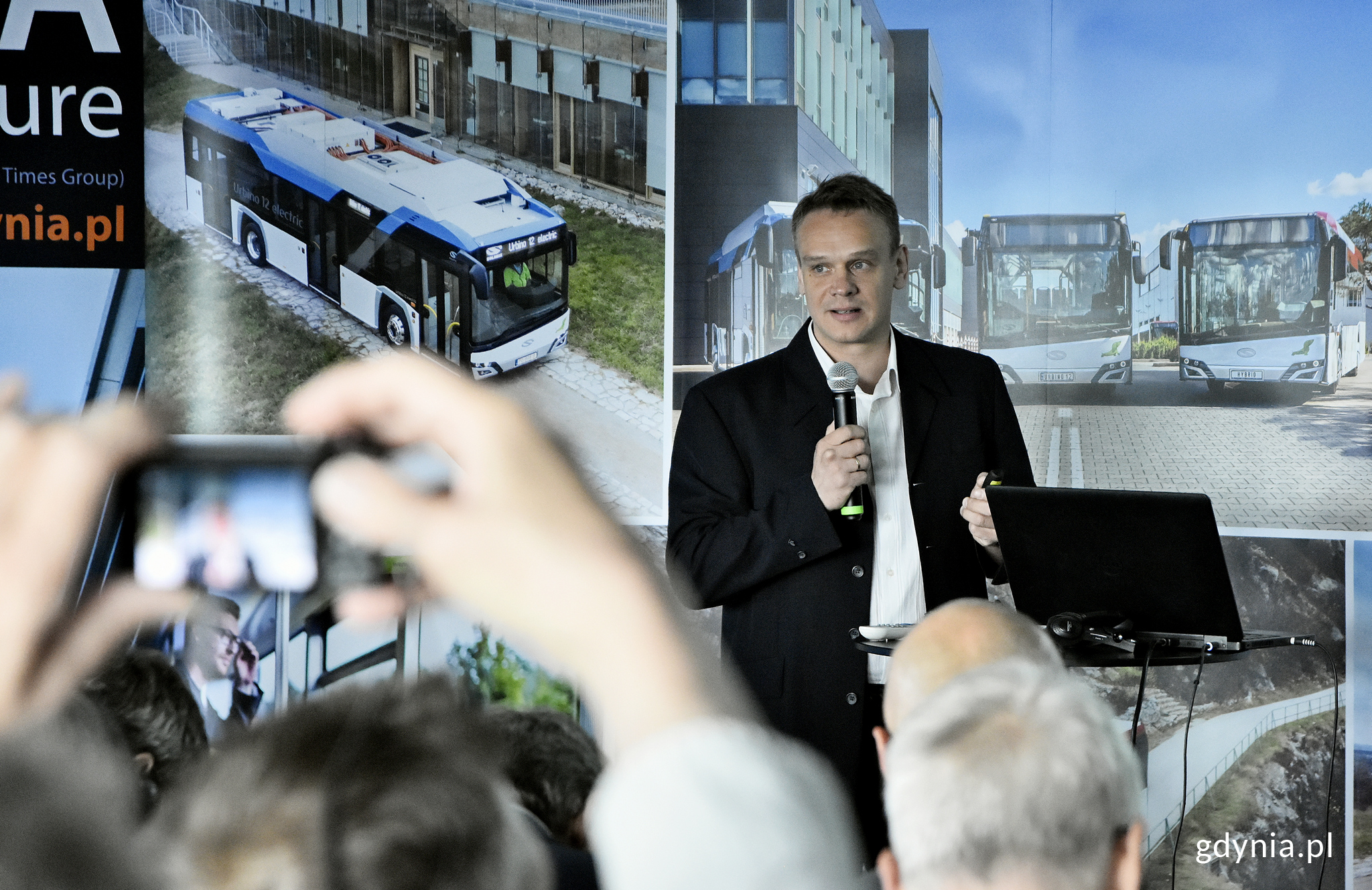 O gdyńskiej strategii m&oacute;wił dr Marcin Wołek, fot. Kamil Złoch