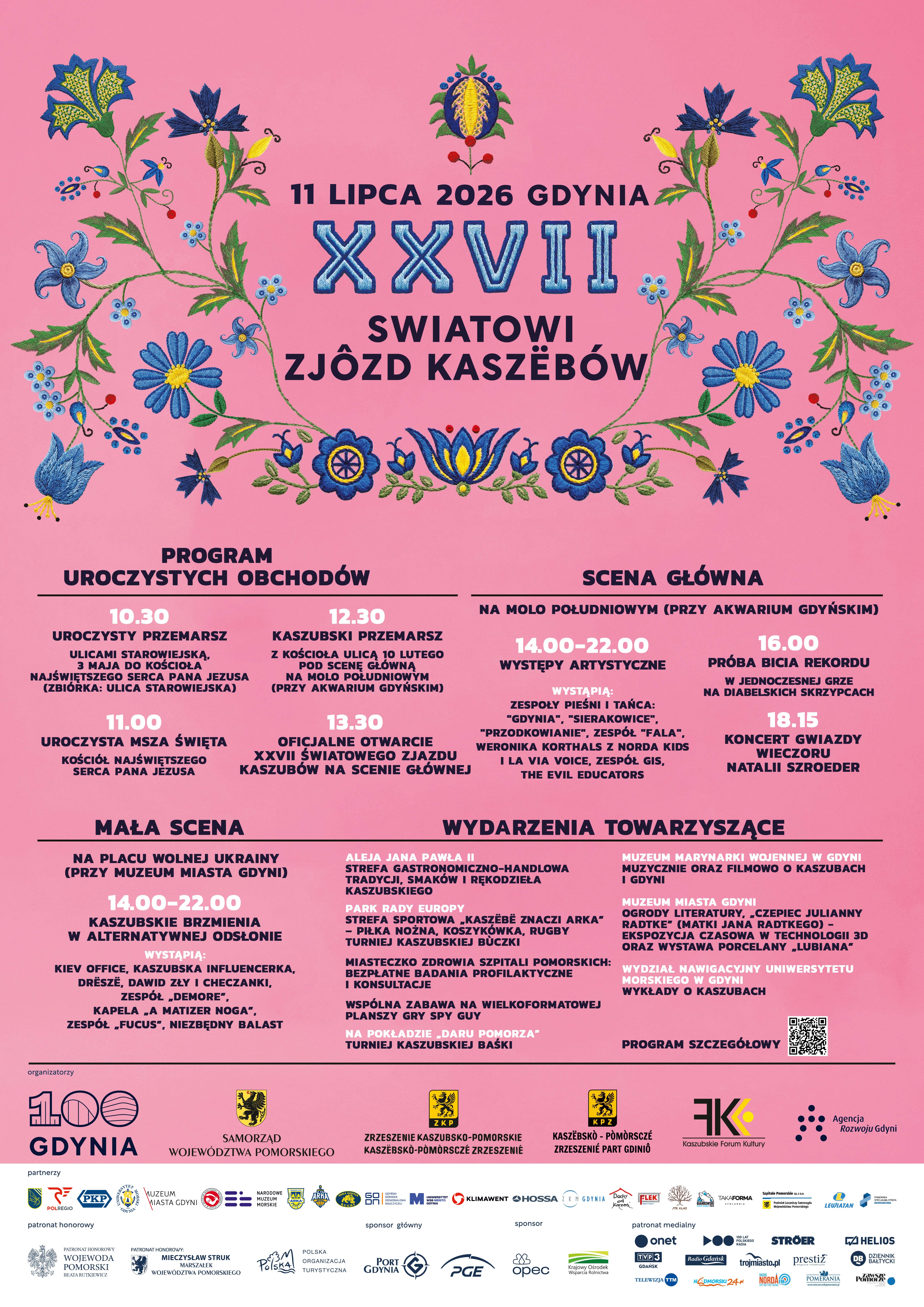 Plakat z programem wydarzenia