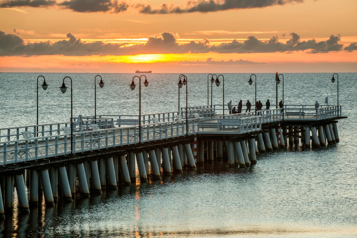 Molo w Orłowie, fot. Wojtek Jakubowski