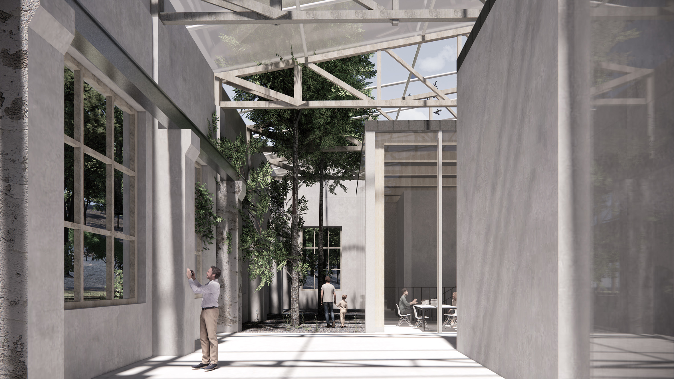 Wizualizacja wnętrza hali // mat. prasowe