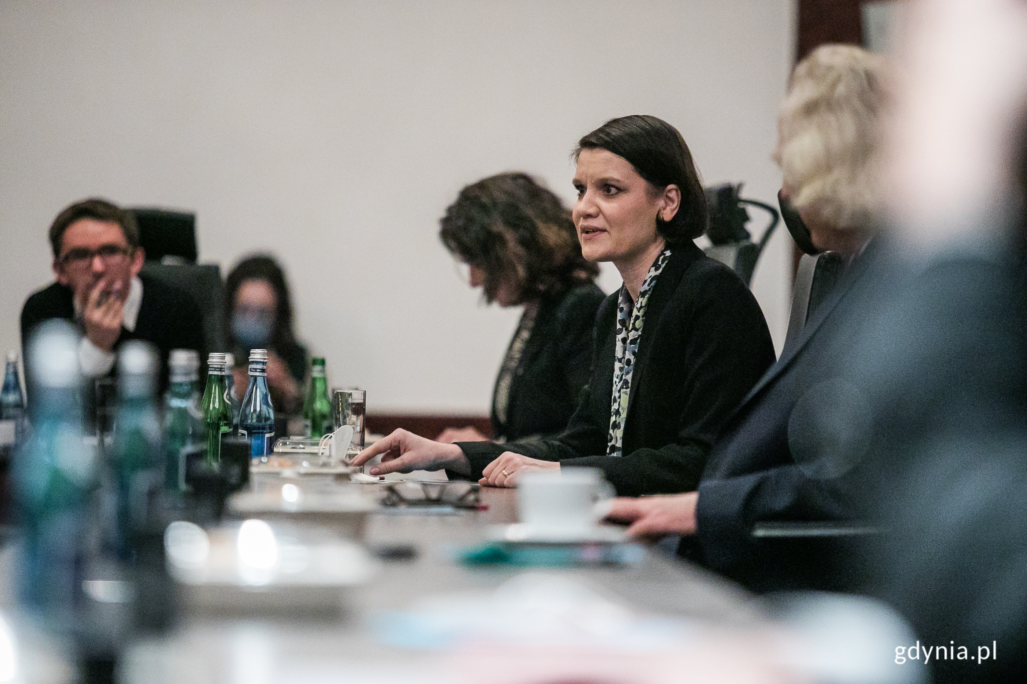 Spotkanie prezydent Katarzyny Gruszeckiej-Spychały z delekacją francuską // fot. Karol Stańczak