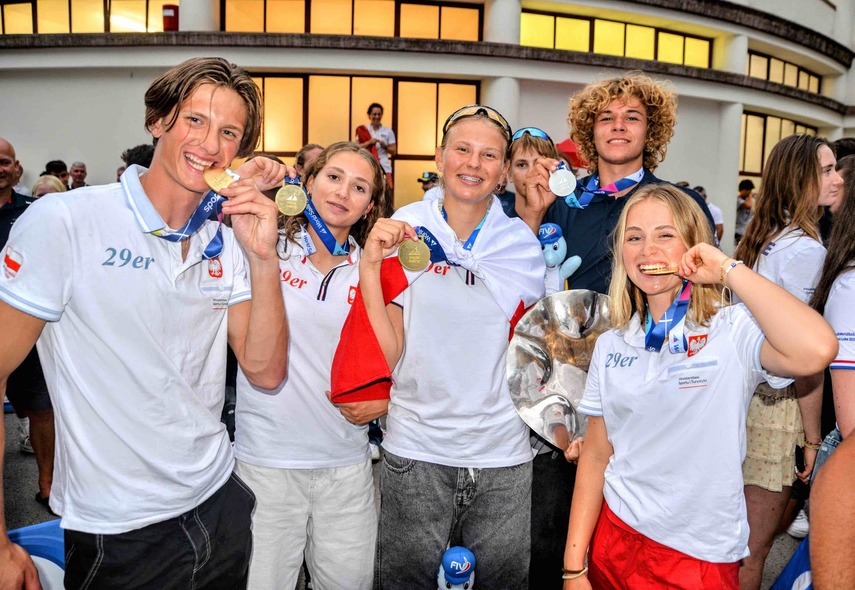 Polscy medaliści na MMŚ World Sailing (fot. Szymon Sikora)