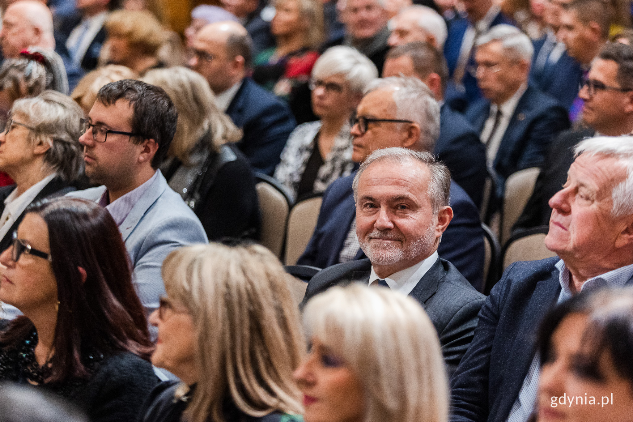  Uroczysta gala &bdquo;Orła Pomorskiego&rdquo; - plebiscytu organizowanego przez redakcję &bdquo;Magazynu Pomorskiego&rdquo;. Na zdjęciu: Wojciech Szczurek, prezydent Gdyni. Fot. Karol Stańczak