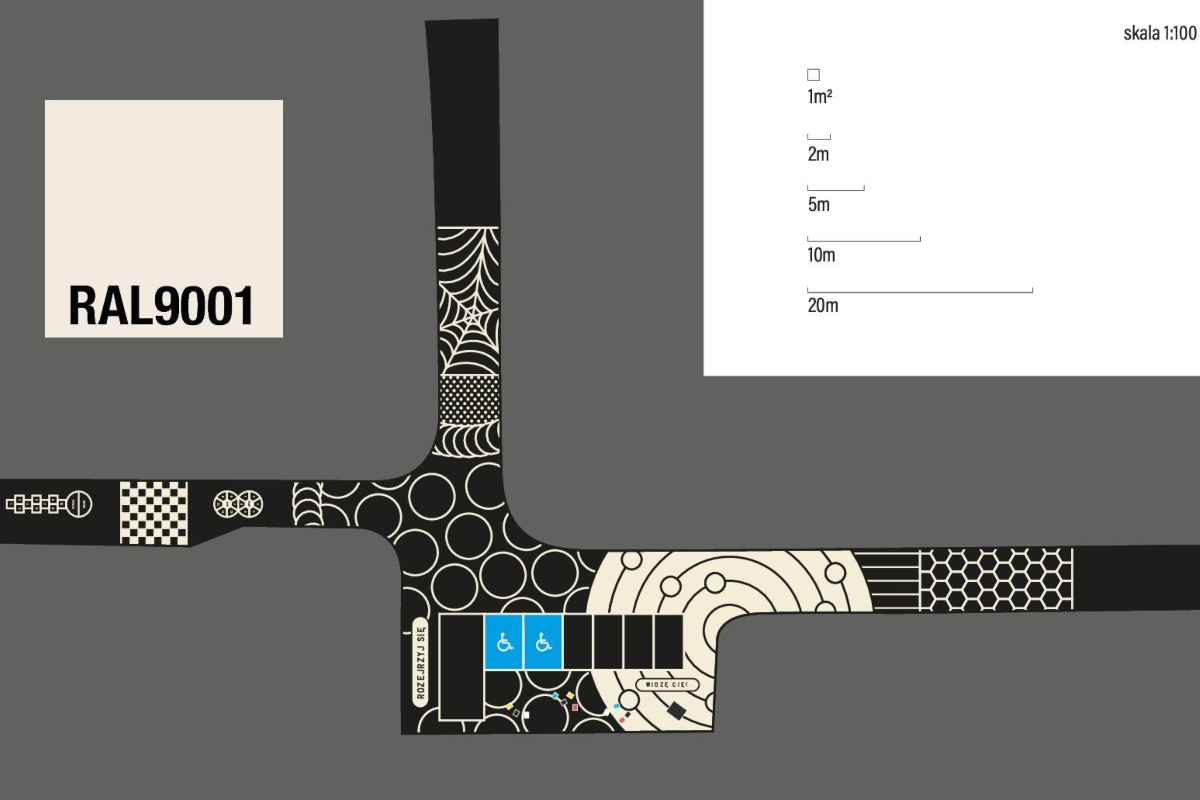 Projekt ulicznego muralu, kt&oacute;ry artyści z Traffic Design stworzą na ulicy Hallera (mat. prasowe)