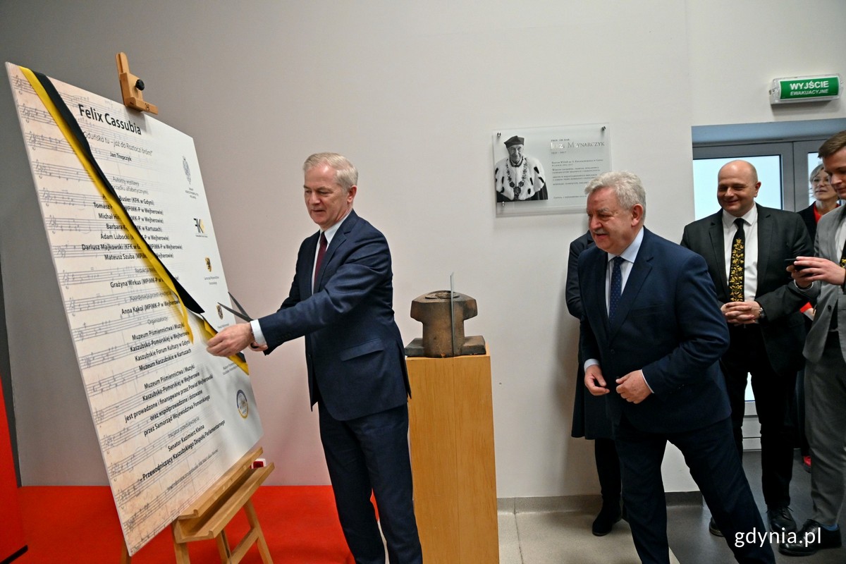 Otwarcie wystawy &bdquo;Felix Cassubia. &Ograve;d Gduńska tu &ndash; jaż do Roztoczi br&oacute;m!&rdquo;. Fot. Magdalena Czernek 