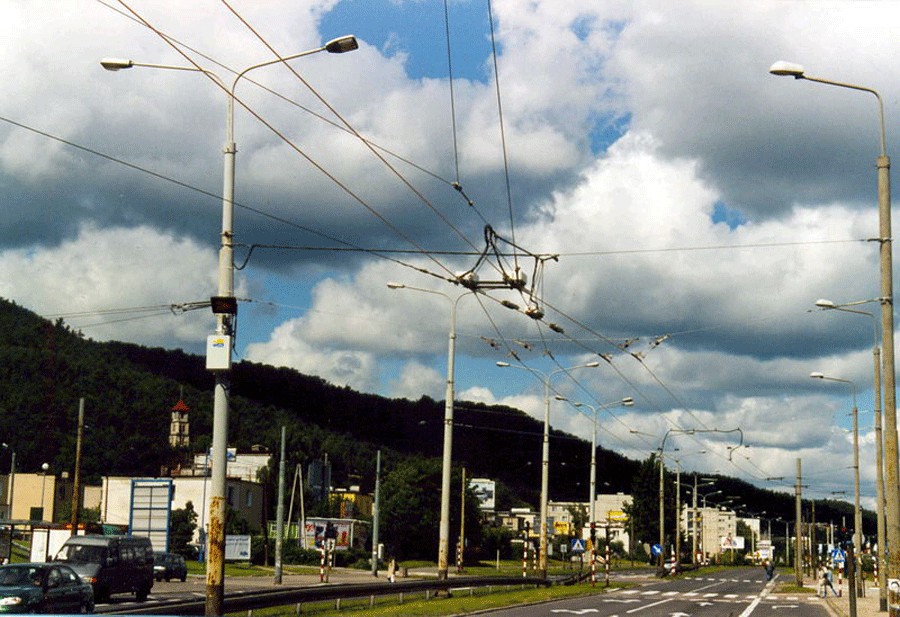 Archiwalne zdjęcie gdyńskiej sieci trakcyjnej, fot. www.pktgdynia.pl