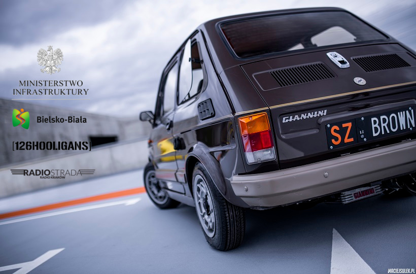 Wersja fiata 125p "Brown", źr&oacute;dło: www.facebook.com/Wielka-Wyprawa-Fiatow