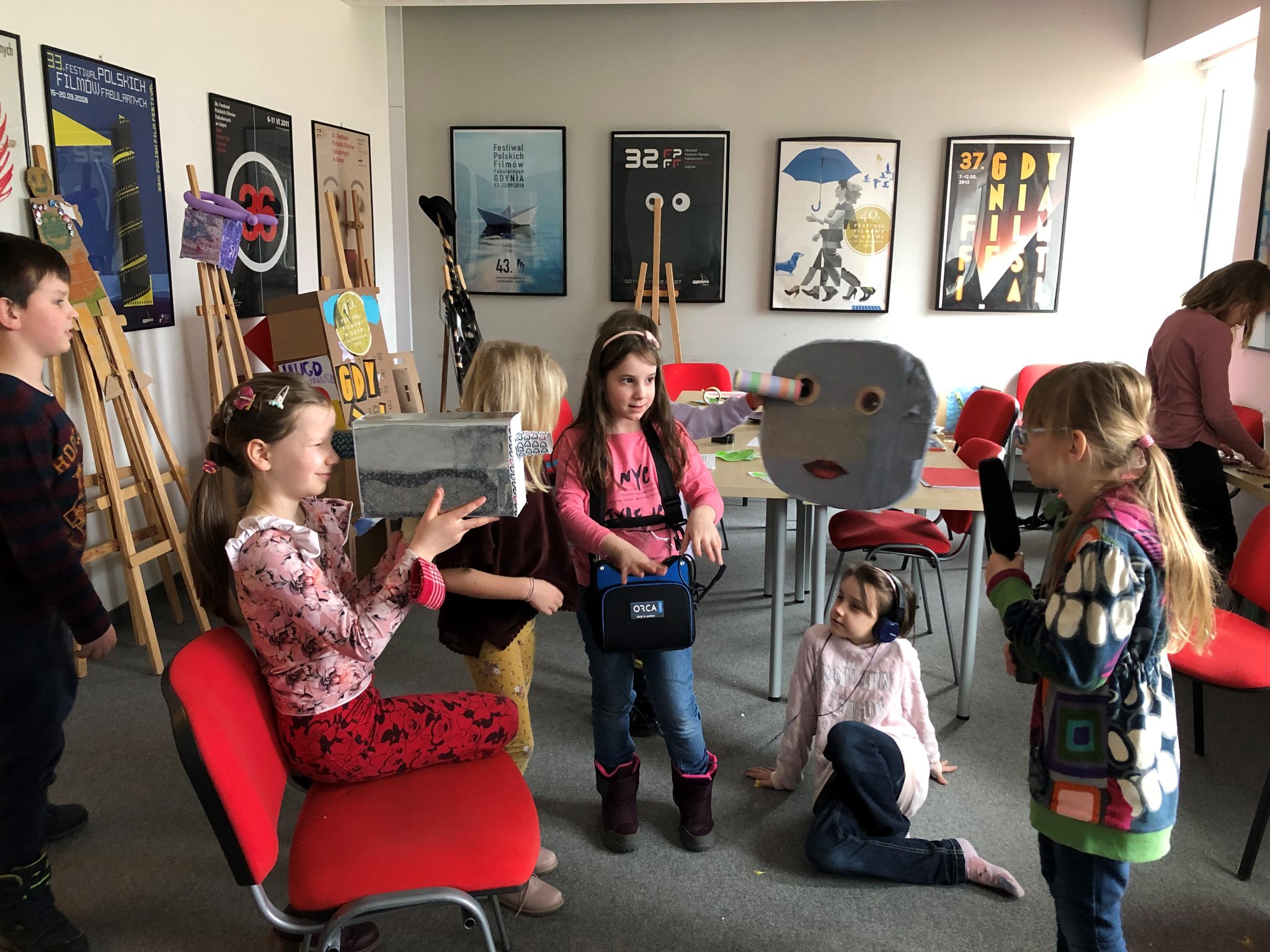 Podczas warsztat&oacute;w w GCF-ie - dobra zabawa murowana // mat. prasowe/archiwum