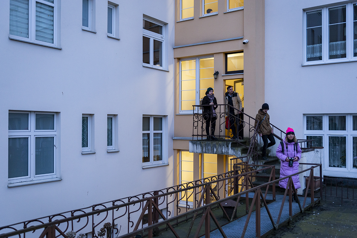 Taras kamienicy Pręczkowskich przy skwerze Kościuszki 10-12. Fot. Przemysław Kozłowski