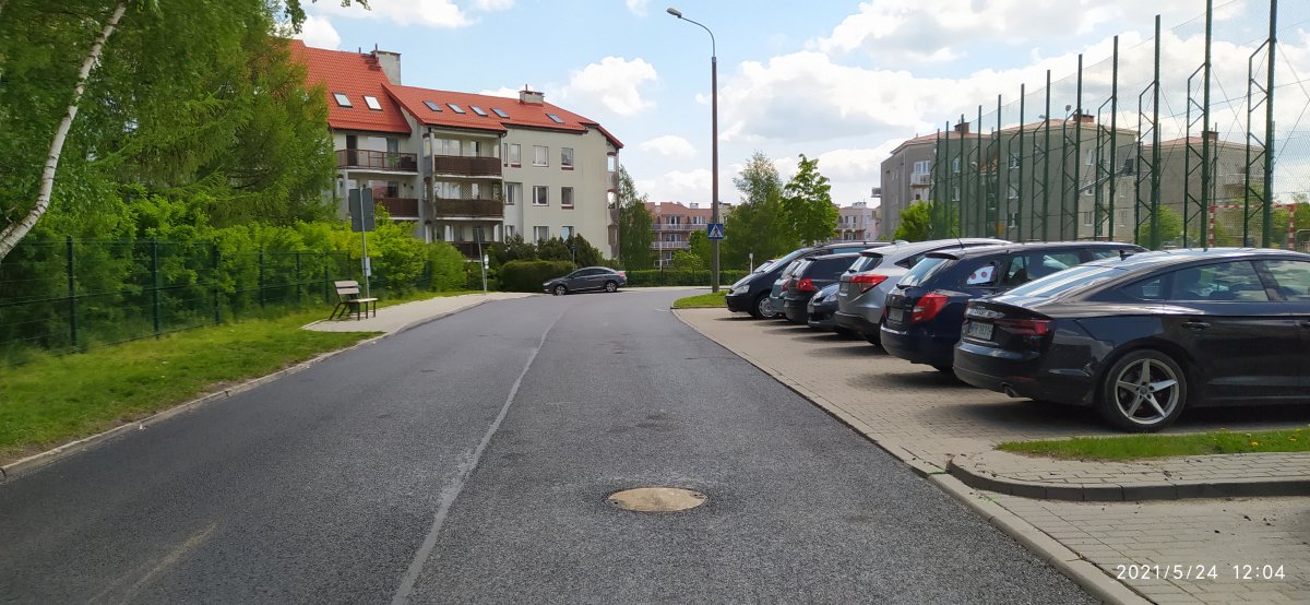 Wyremntowana nawierzchnia ulic Gryfa Pomorskiego, fot. Zarząd Dr&oacute;g i Zieleni w Gdyni