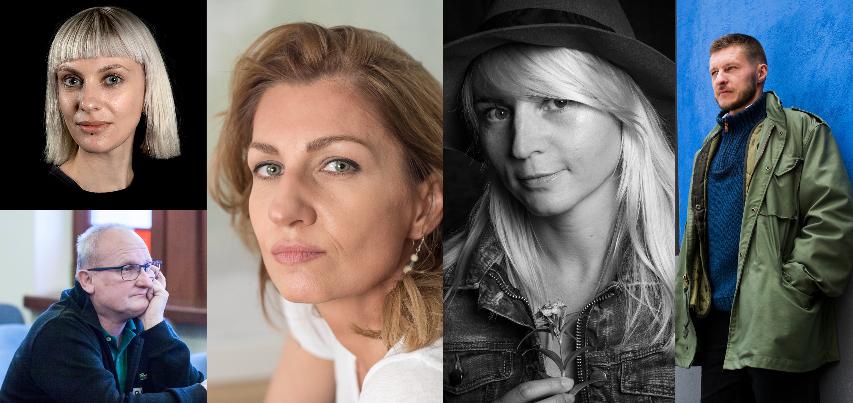 Na zdj. nominowani w kategorii &bdquo;Proza&rdquo;, mat. prasowe.