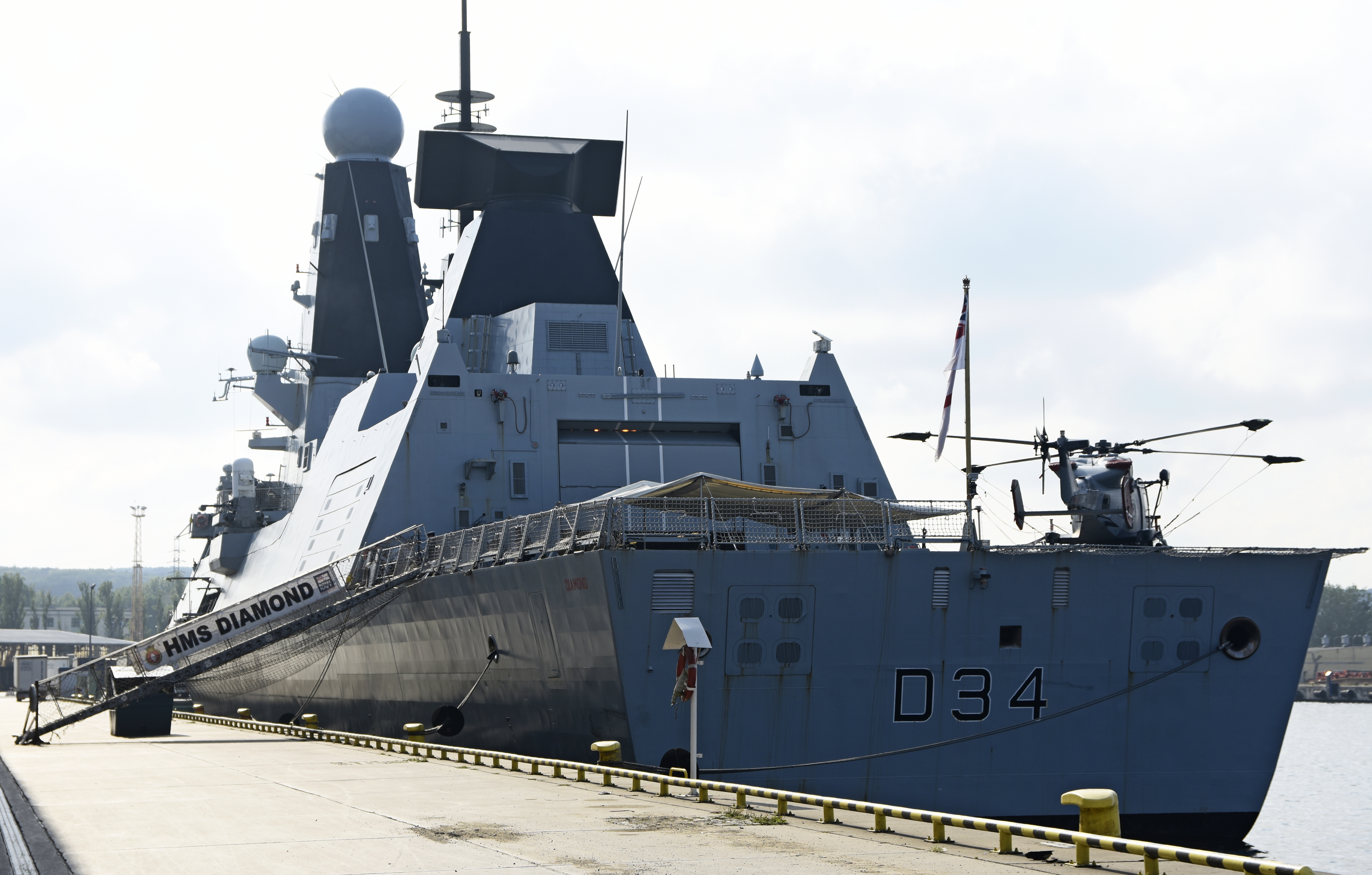 HMS Diamond w Gdyni, fot. Kamil Złoch