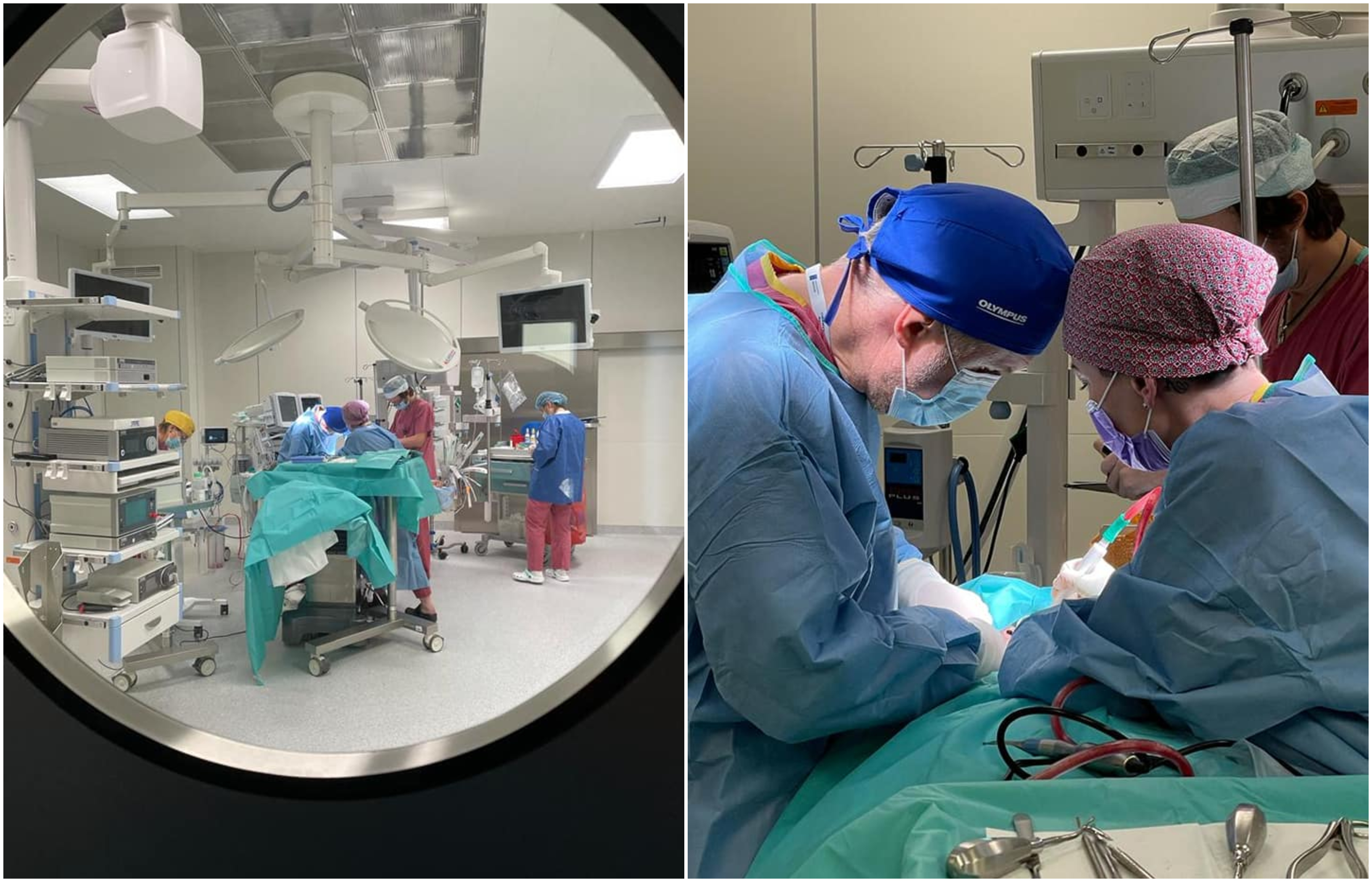 Pierwsza operacja przeprowadzona w nowych salach operacyjnych Szpitala św. Wincentego a Paulo w Gdyni, fot. Szpitale Pomorskie