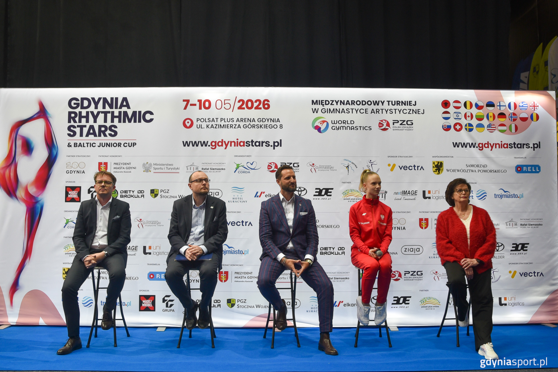 Konferencja prasowa z udziałem środowiska gimnastycznego rozpoczęła gimnastyczne święto w Gdyni