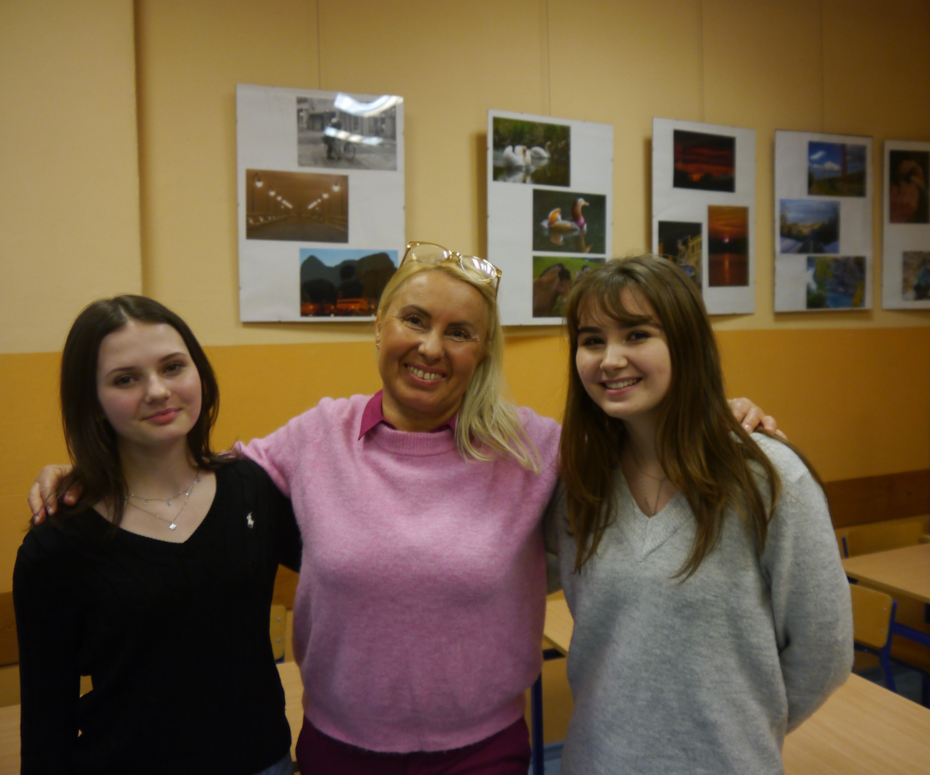 Wolontariuszki oraz kierownik SPOT "Łajba"