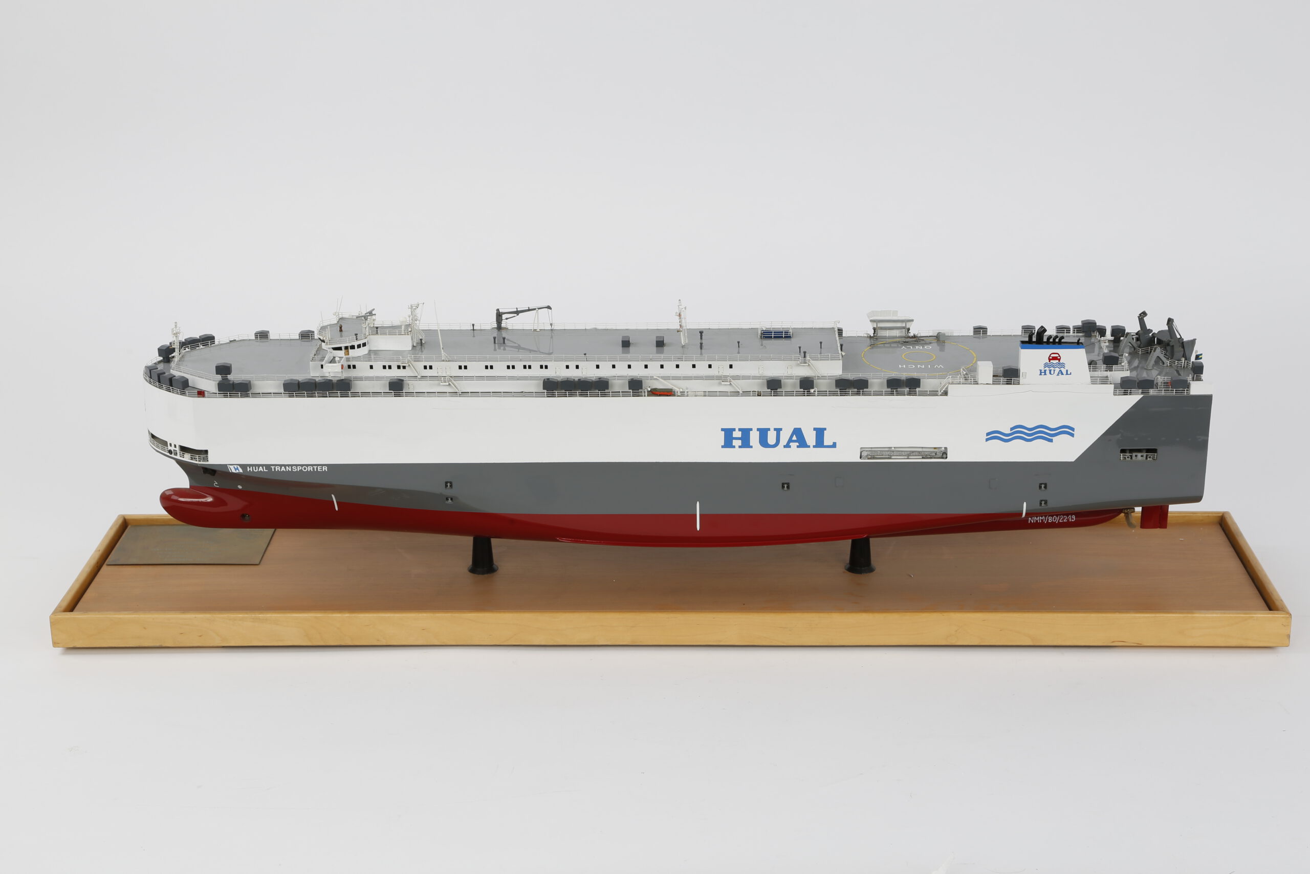 Model jednego ze statk&oacute;w zbudowanych w gdyńskiej stoczni, fot. Narodowe Muzeum Morskie / mat. prasowe