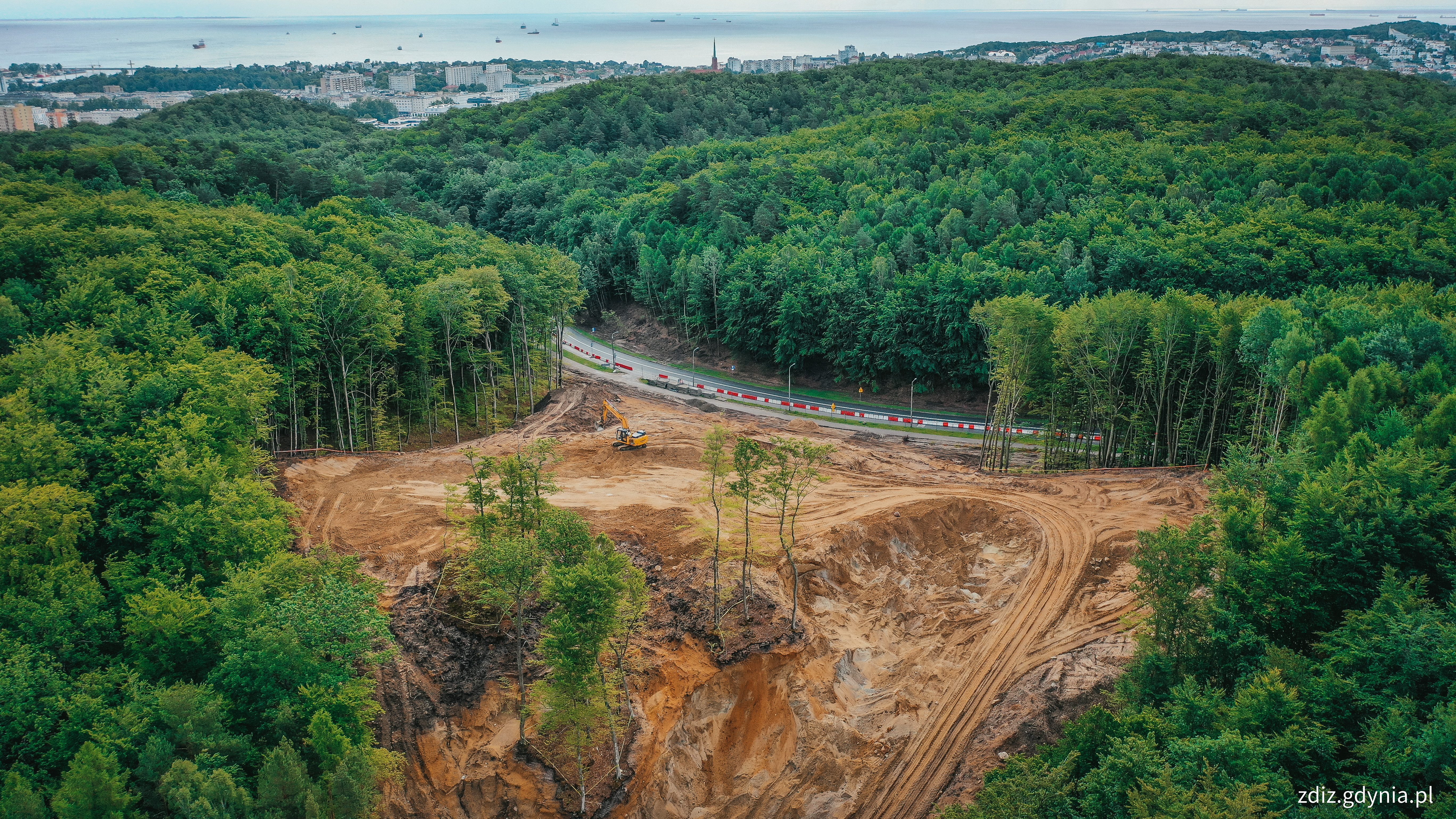 Prace na budowie Obwodnicy Witomina, fot. M.Mielewski, ZDIZ Gdynia