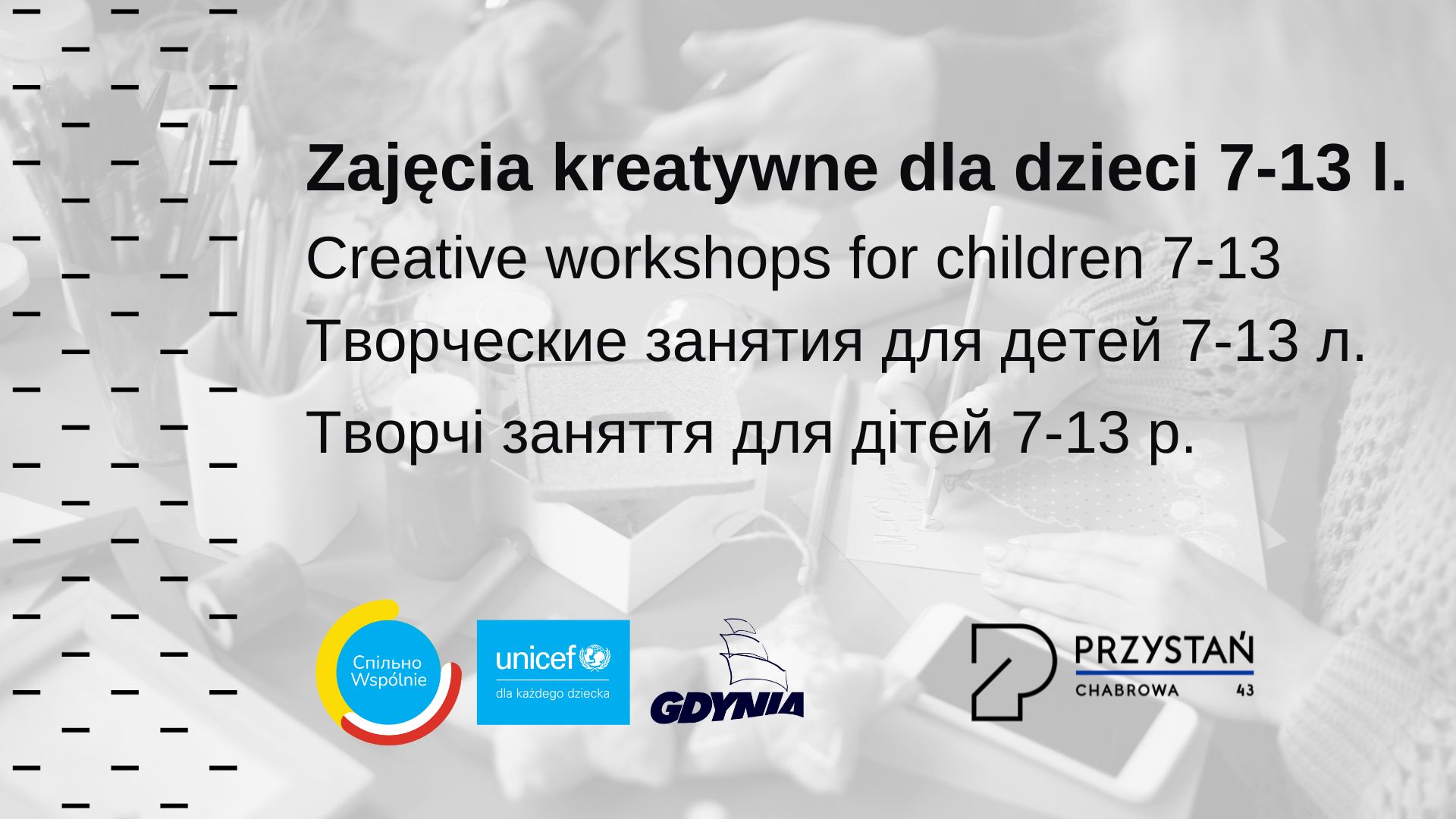 Zajęcia kreatywne dla dzieci&nbsp;