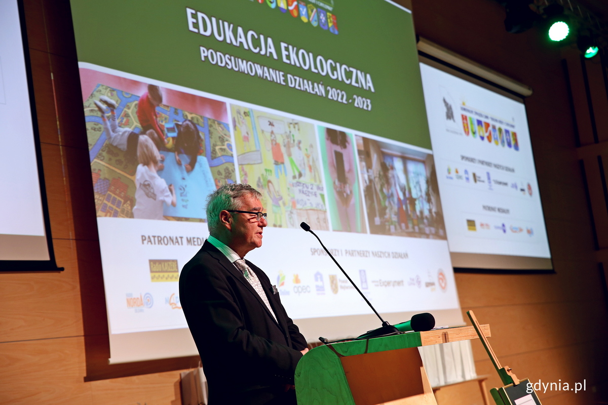 Tadeusz Wiśniewski, przewodniczący zarządu KZG &bdquo;Dolina Redy i Chylonki&rdquo;, fot. Przemysław Kozłowski